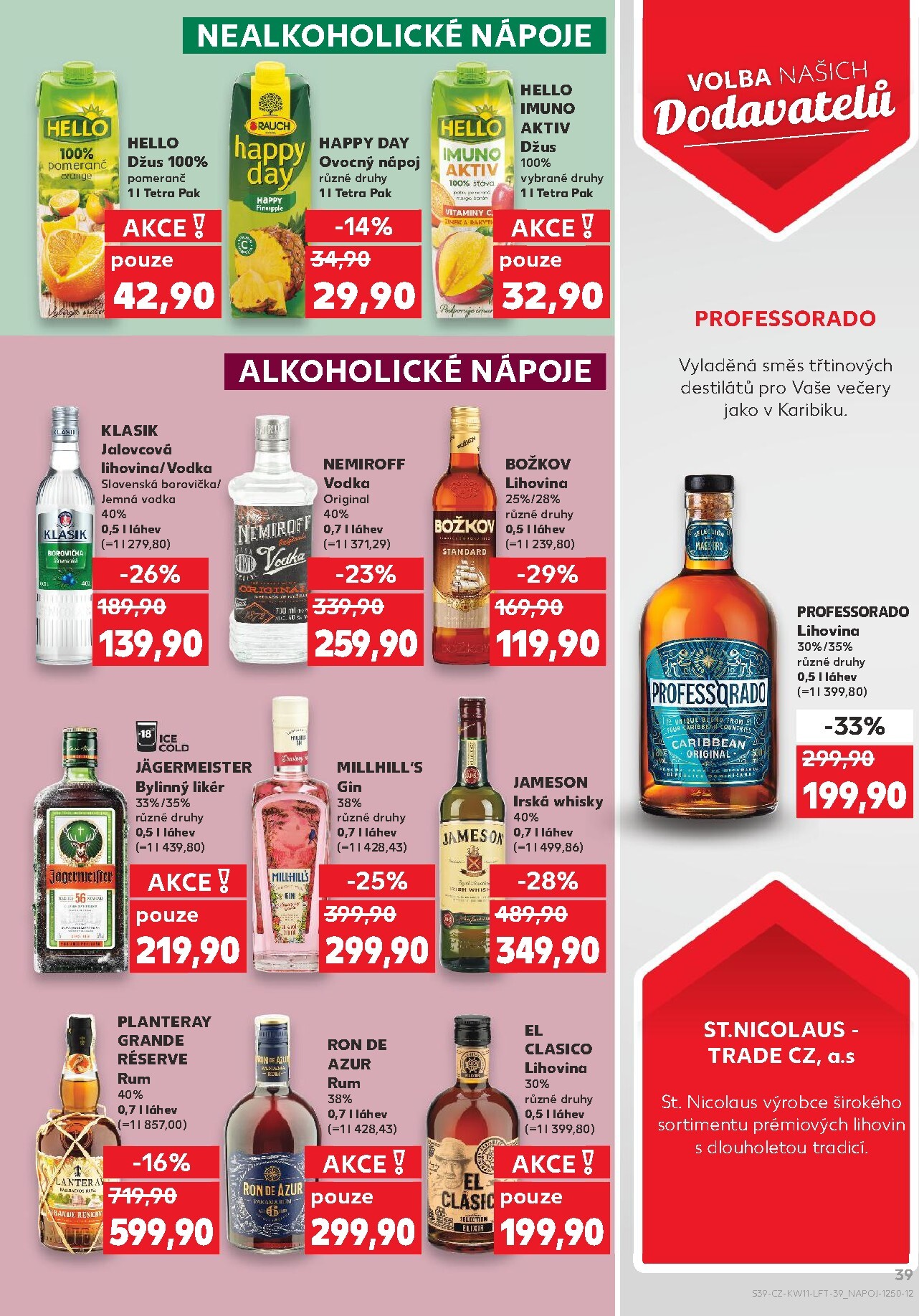 kaufland - Kaufland - Praha 4 leták platný od středy 11.03.2026 do úterý 17.03.2026 - page: 39