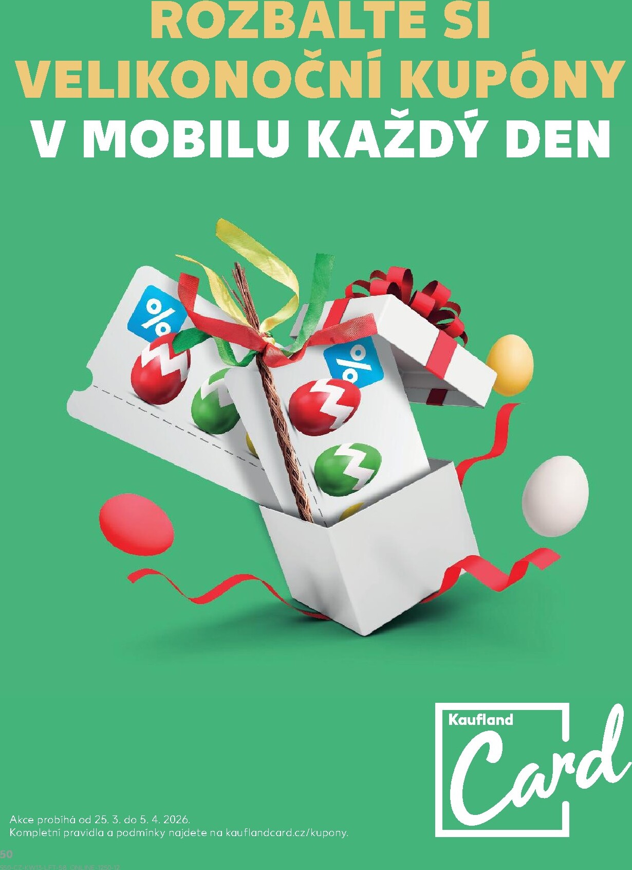 kaufland - Kaufland - Praha leták platný od středy 25.03.2026 do úterý 31.03.2026 - page: 50