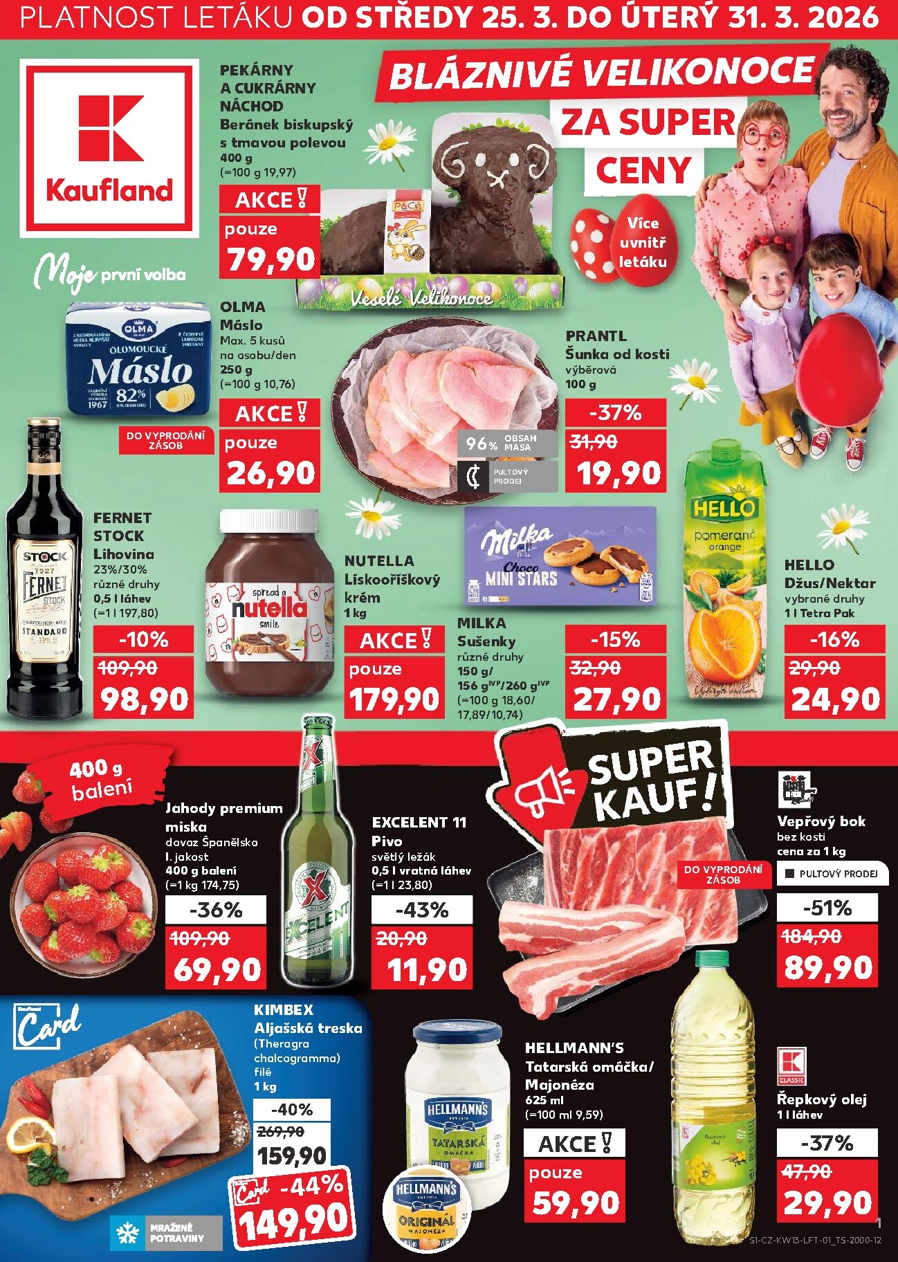 kaufland - Kaufland - Brno leták platný od středy 25.03.2026 do úterý 31.03.2026