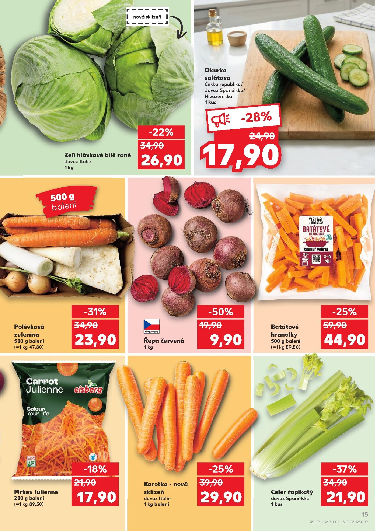 kaufland - Kaufland - Kolín leták platný od středy 25.03.2026 do úterý 31.03.2026 - page: 15