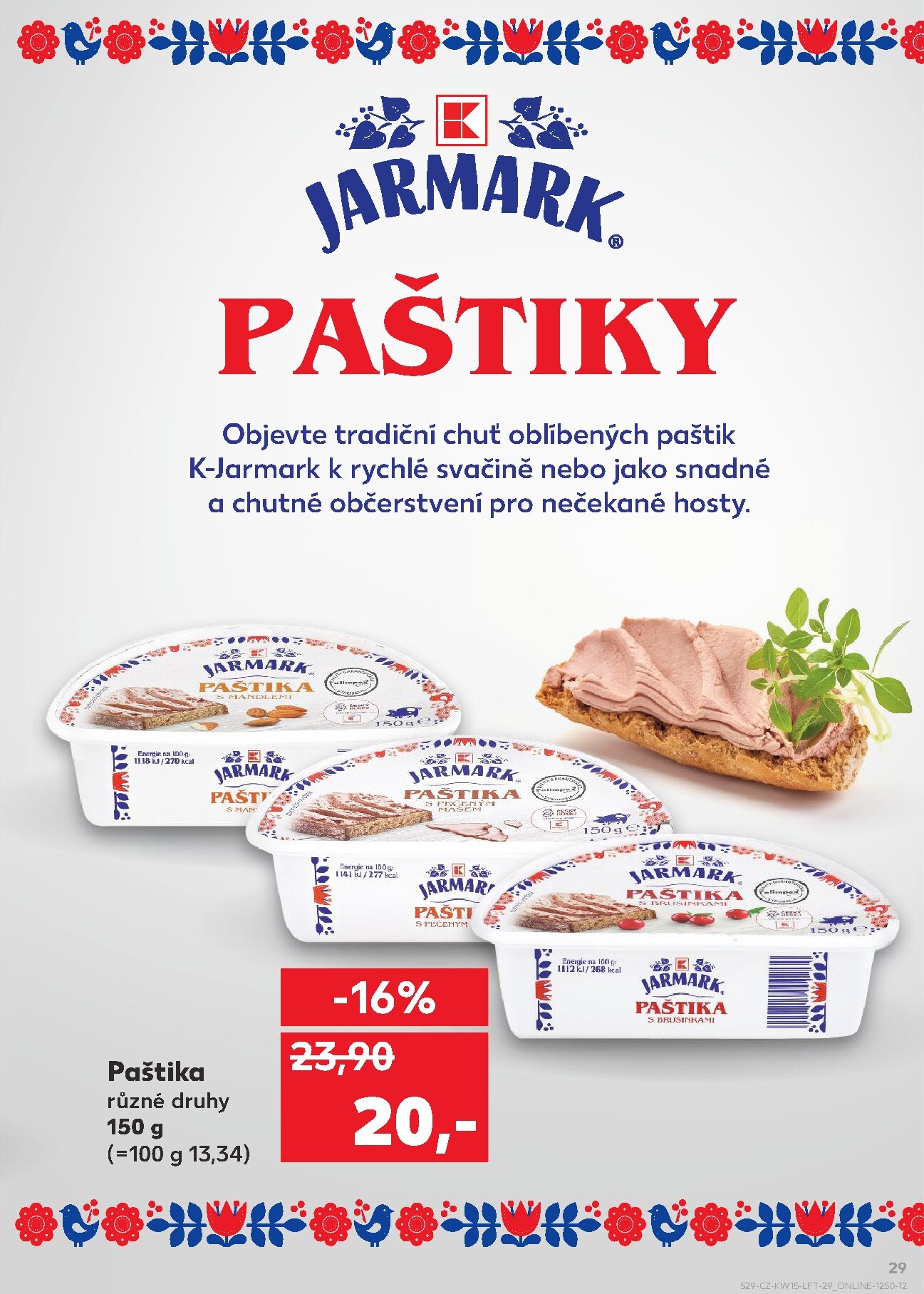 kaufland - Kaufland - Praha 4 leták platný od středy 08.04.2026 do úterý 14.04.2026 - page: 29