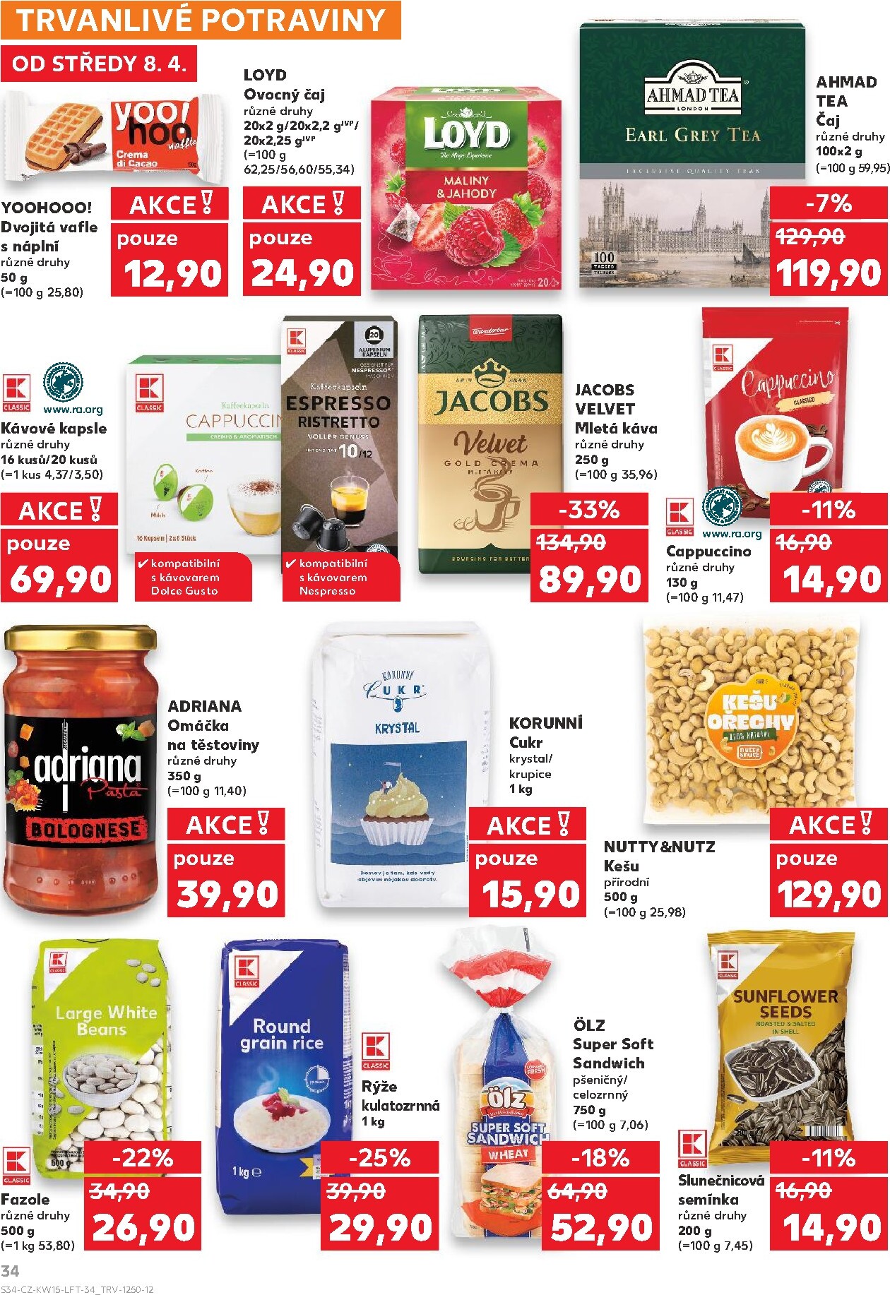 kaufland - Kaufland - Praha 4 leták platný od středy 08.04.2026 do úterý 14.04.2026 - page: 34