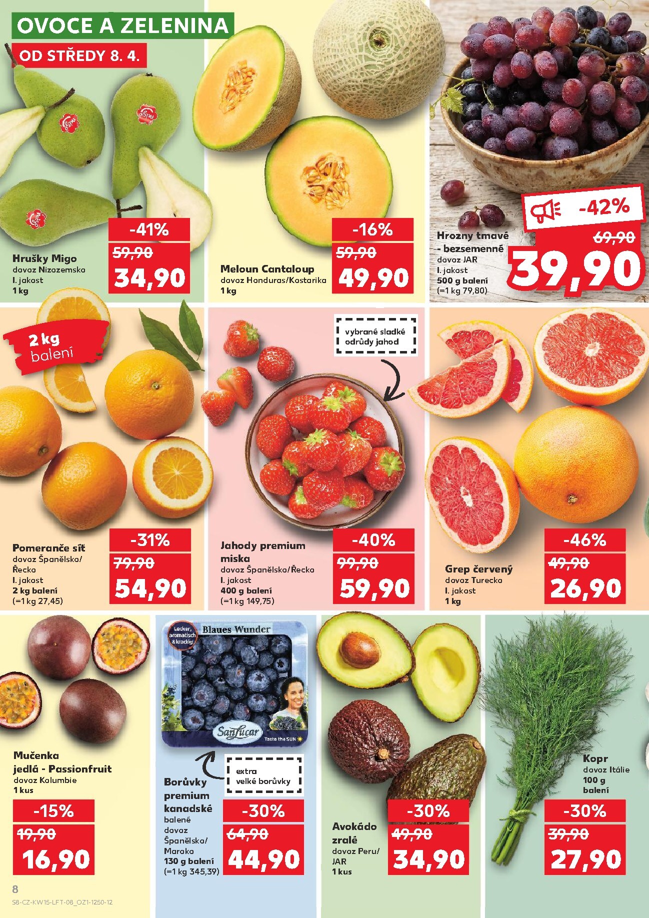 kaufland - Kaufland - Praha 4 leták platný od středy 08.04.2026 do úterý 14.04.2026 - page: 8