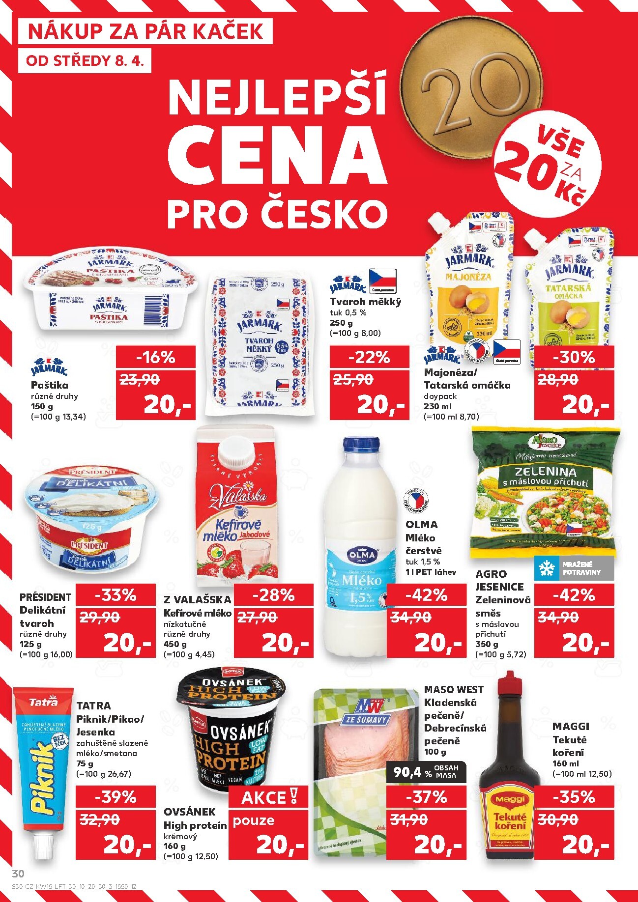 kaufland - Kaufland - Praha 4 leták platný od středy 08.04.2026 do úterý 14.04.2026 - page: 30