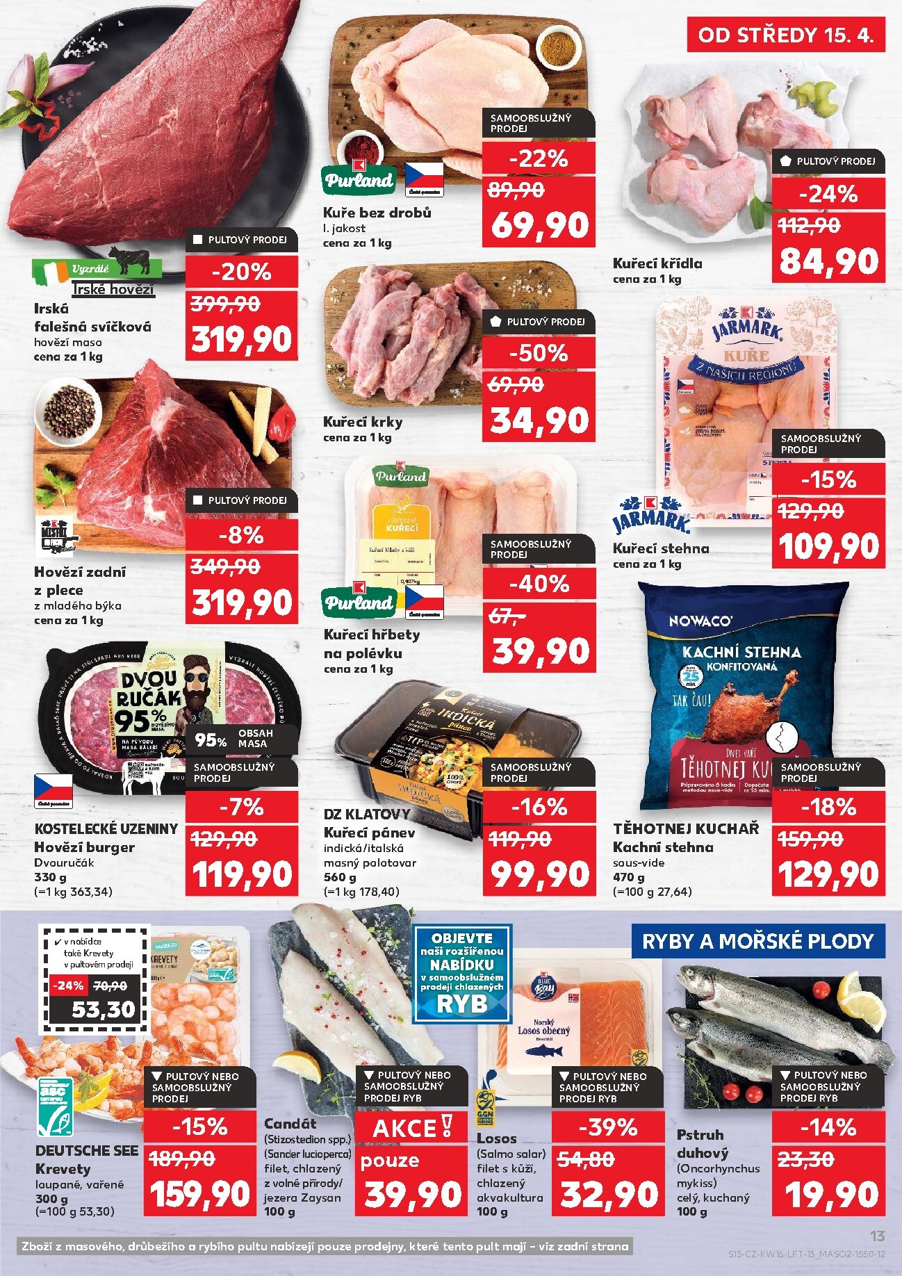 kaufland - Kaufland - Praha 4 leták na příští týden od středy 15.04.2026 do úterý 21.04.2026 - page: 13