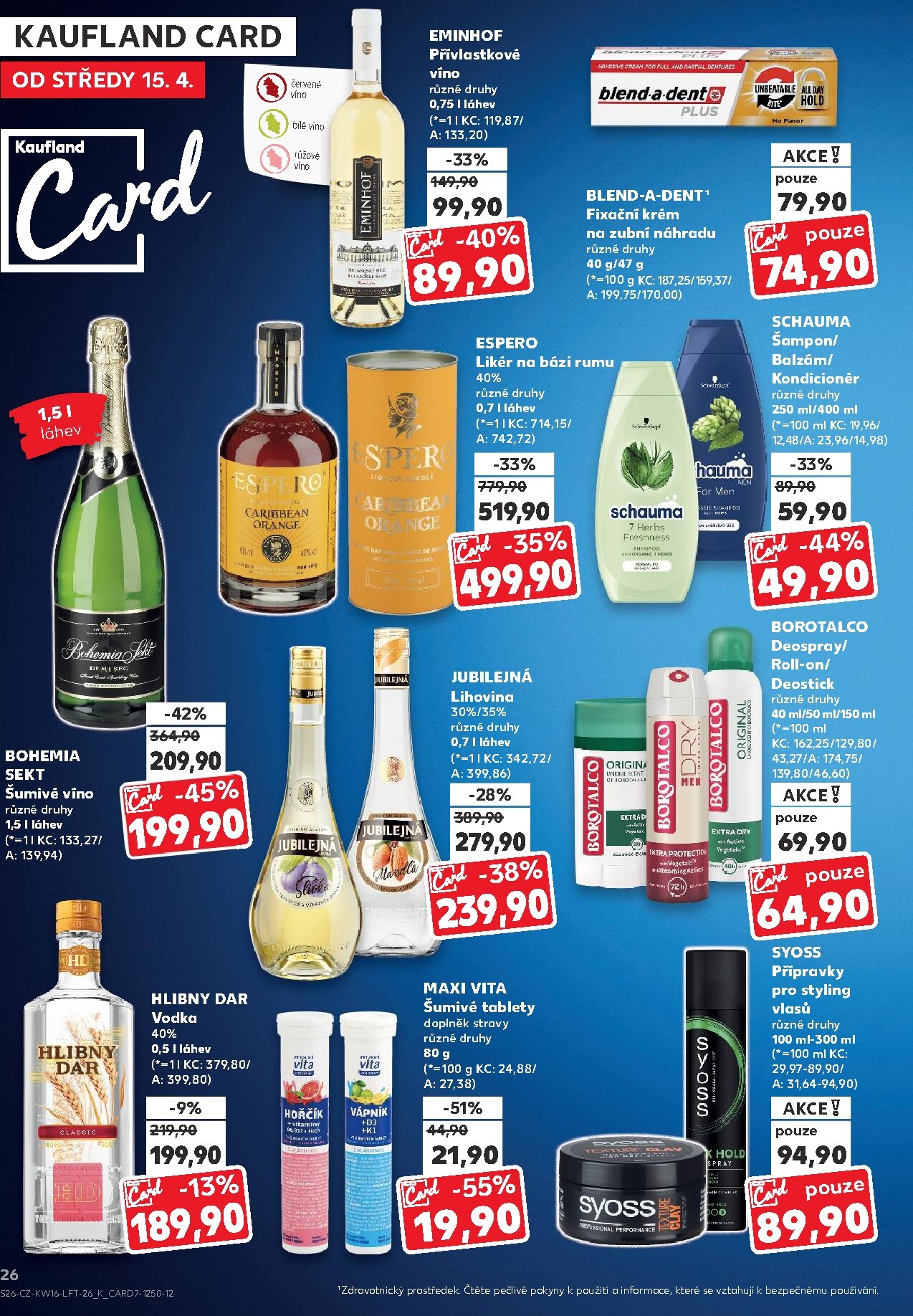 kaufland - Kaufland - Praha 4 leták na příští týden od středy 15.04.2026 do úterý 21.04.2026 - page: 26