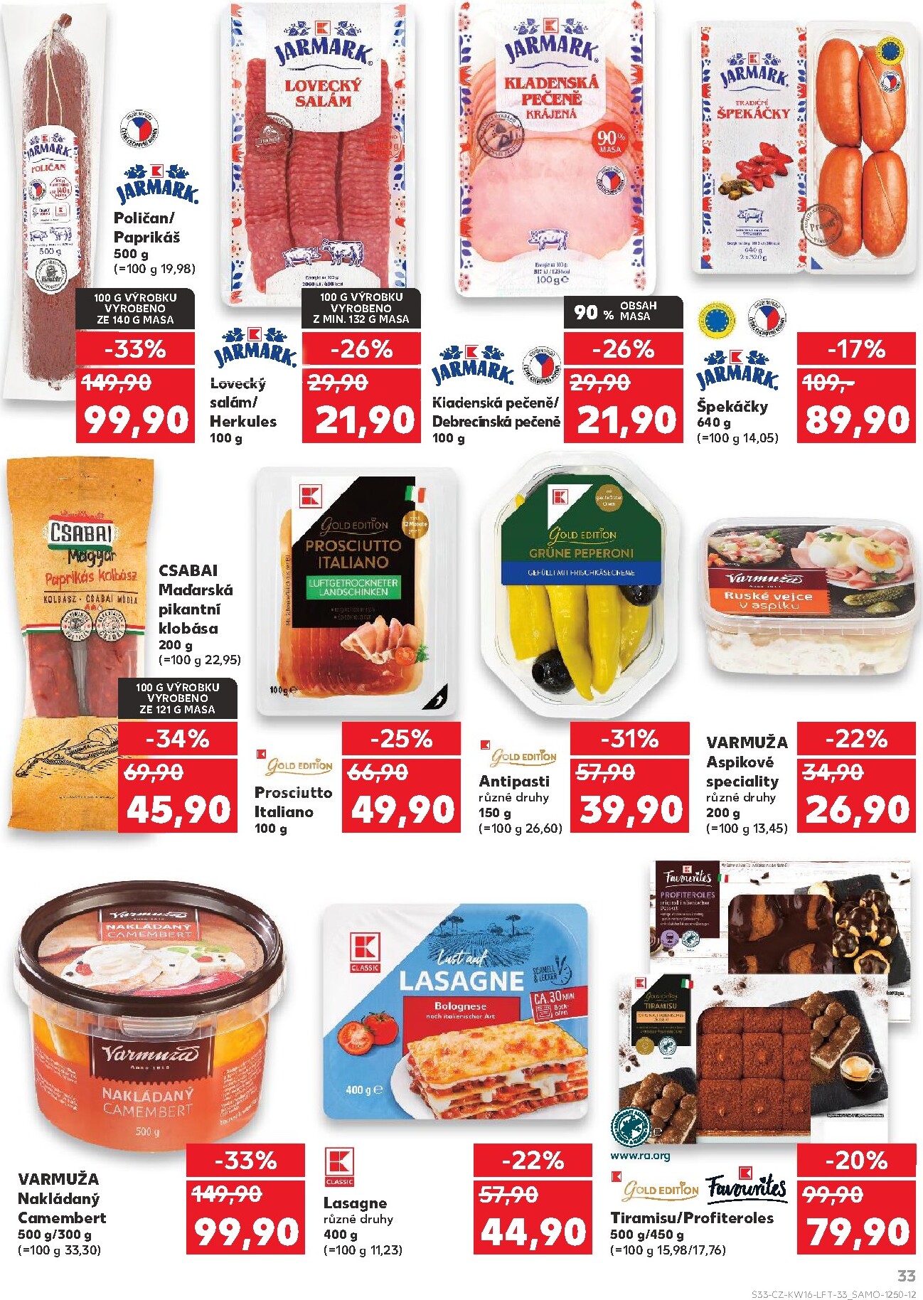kaufland - Kaufland - Praha 4 leták na příští týden od středy 15.04.2026 do úterý 21.04.2026 - page: 33