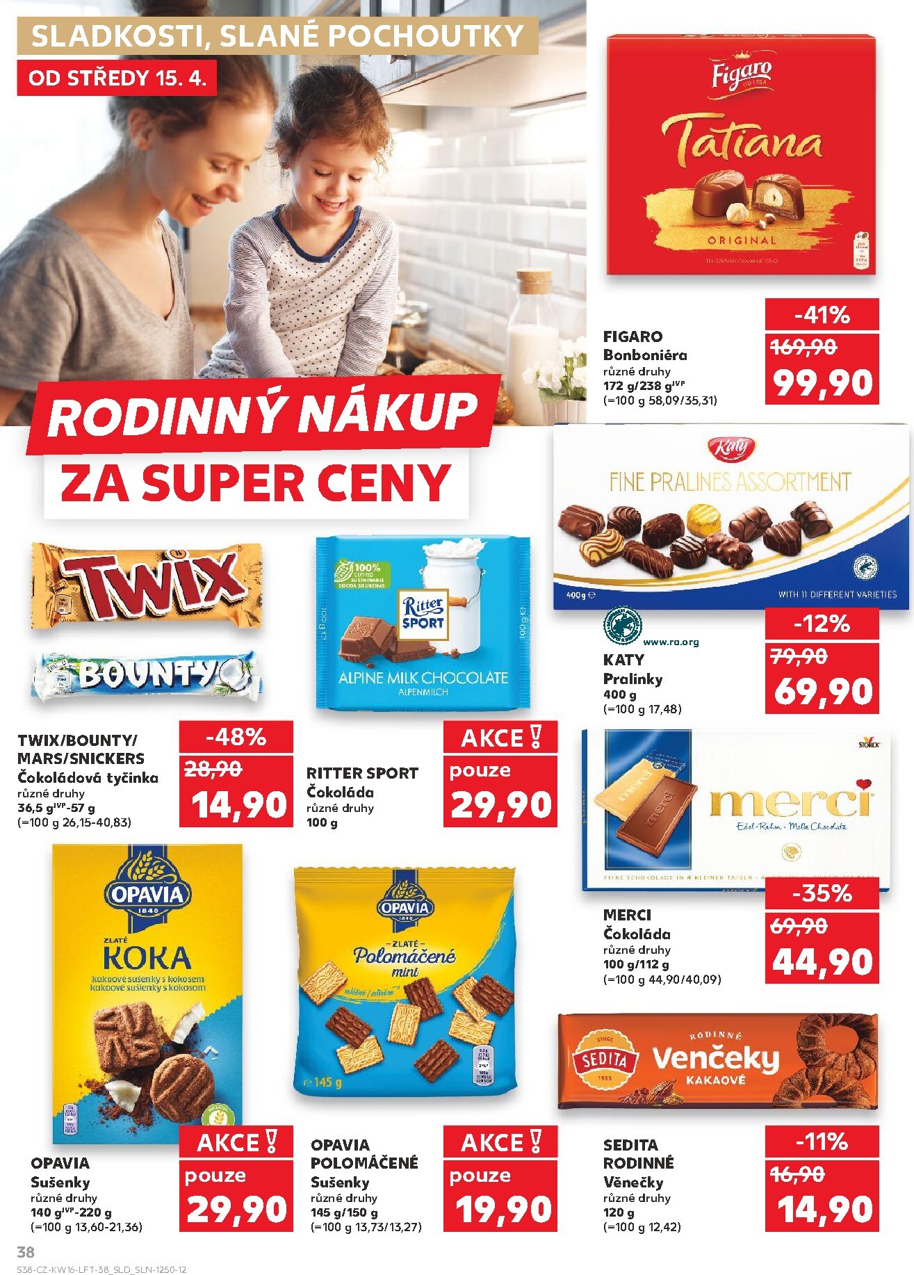 kaufland - Kaufland - Praha 4 leták na příští týden od středy 15.04.2026 do úterý 21.04.2026 - page: 38