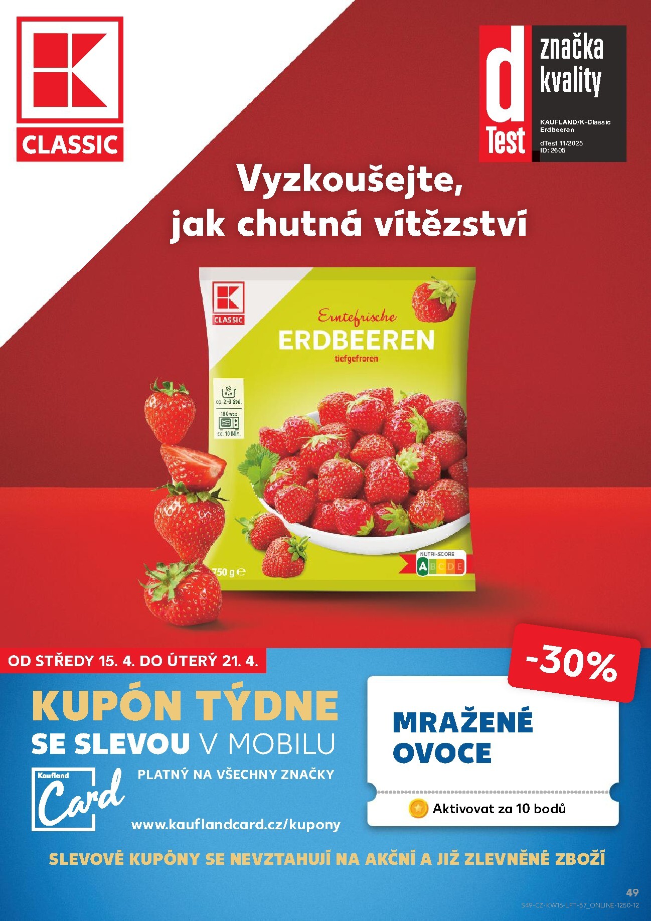 kaufland - Kaufland - Praha 4 leták na příští týden od středy 15.04.2026 do úterý 21.04.2026 - page: 49