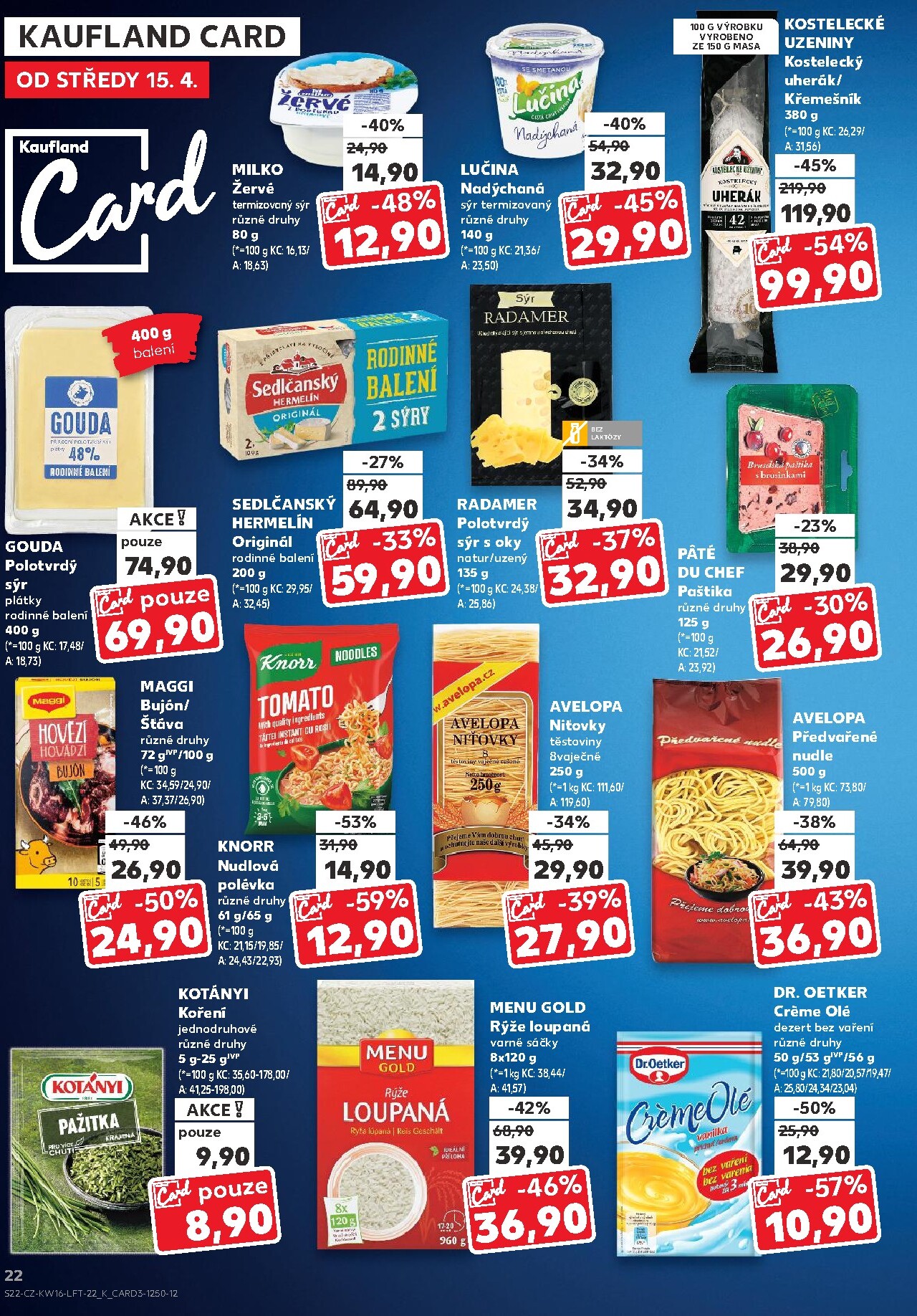 kaufland - Kaufland - Ostrava leták na příští týden od středy 15.04.2026 do úterý 21.04.2026 - page: 22