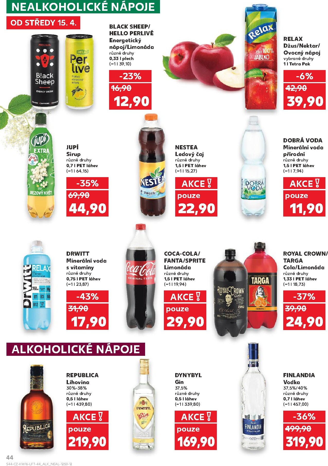 kaufland - Kaufland - Kolín leták na příští týden od středy 15.04.2026 do úterý 21.04.2026 - page: 44