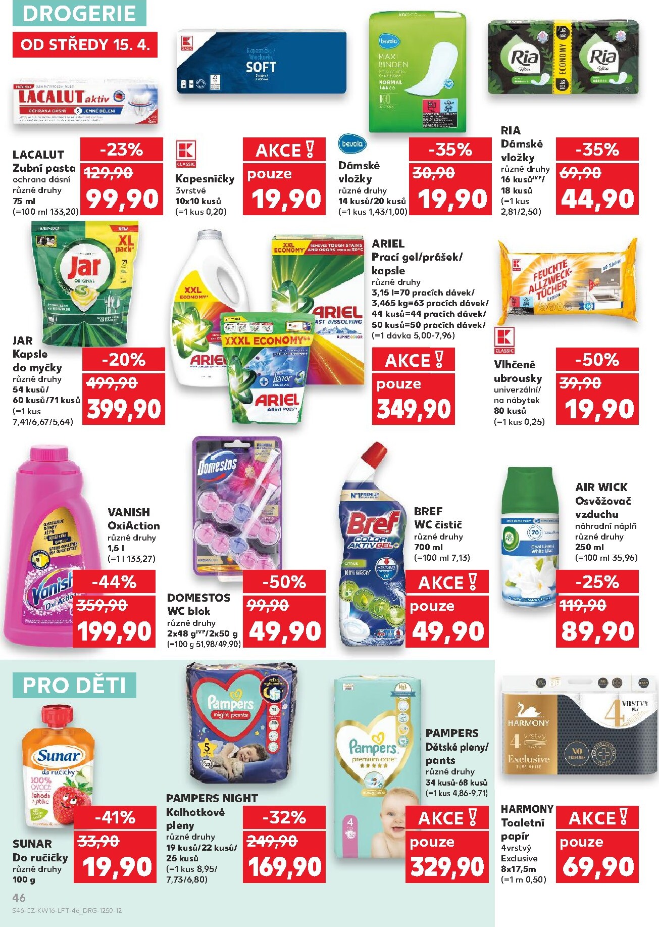 kaufland - Kaufland - Kolín leták na příští týden od středy 15.04.2026 do úterý 21.04.2026 - page: 46
