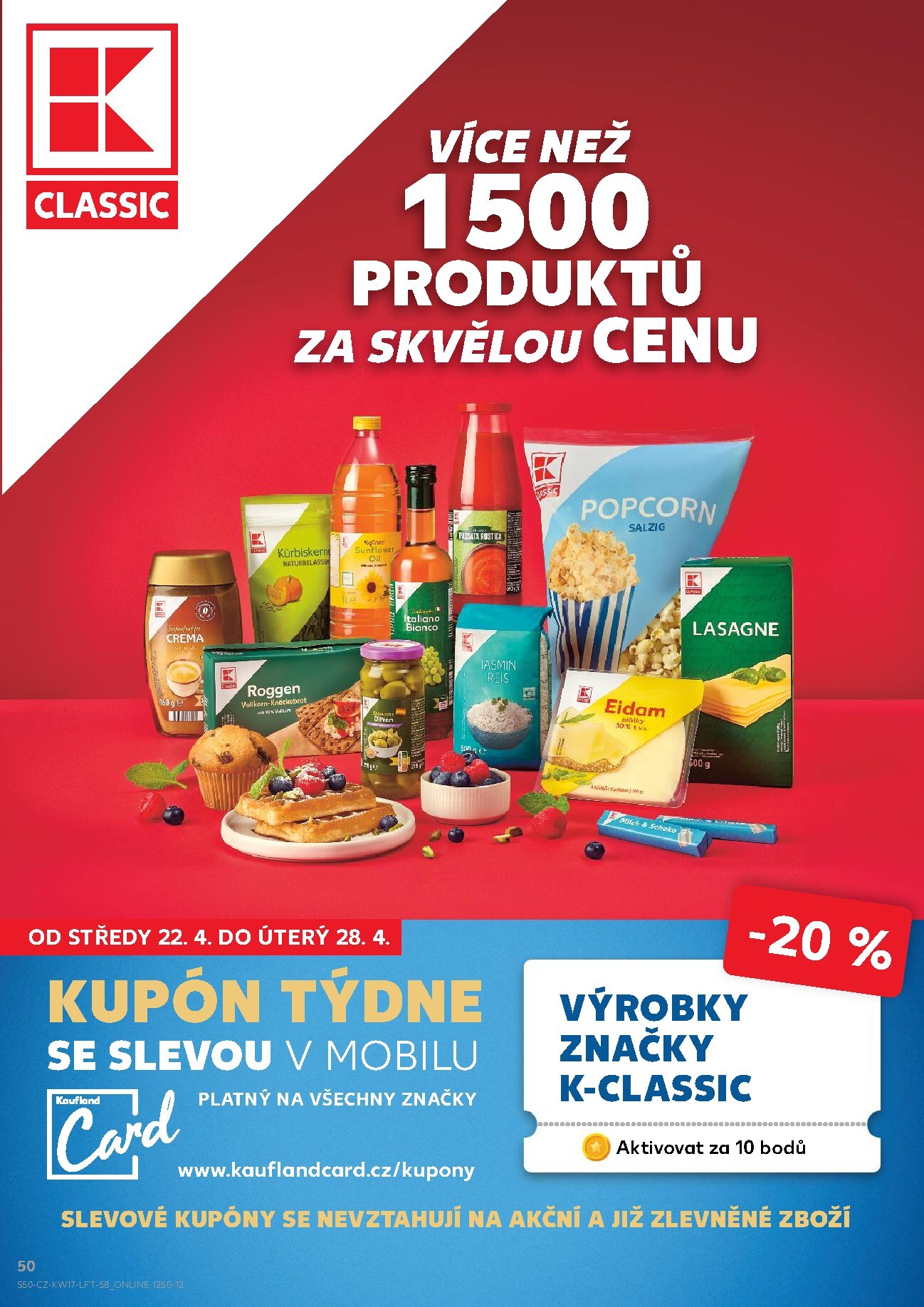 kaufland - Kaufland - Praha leták na příští týden od středy 22.04.2026 do úterý 28.04.2026 - page: 50