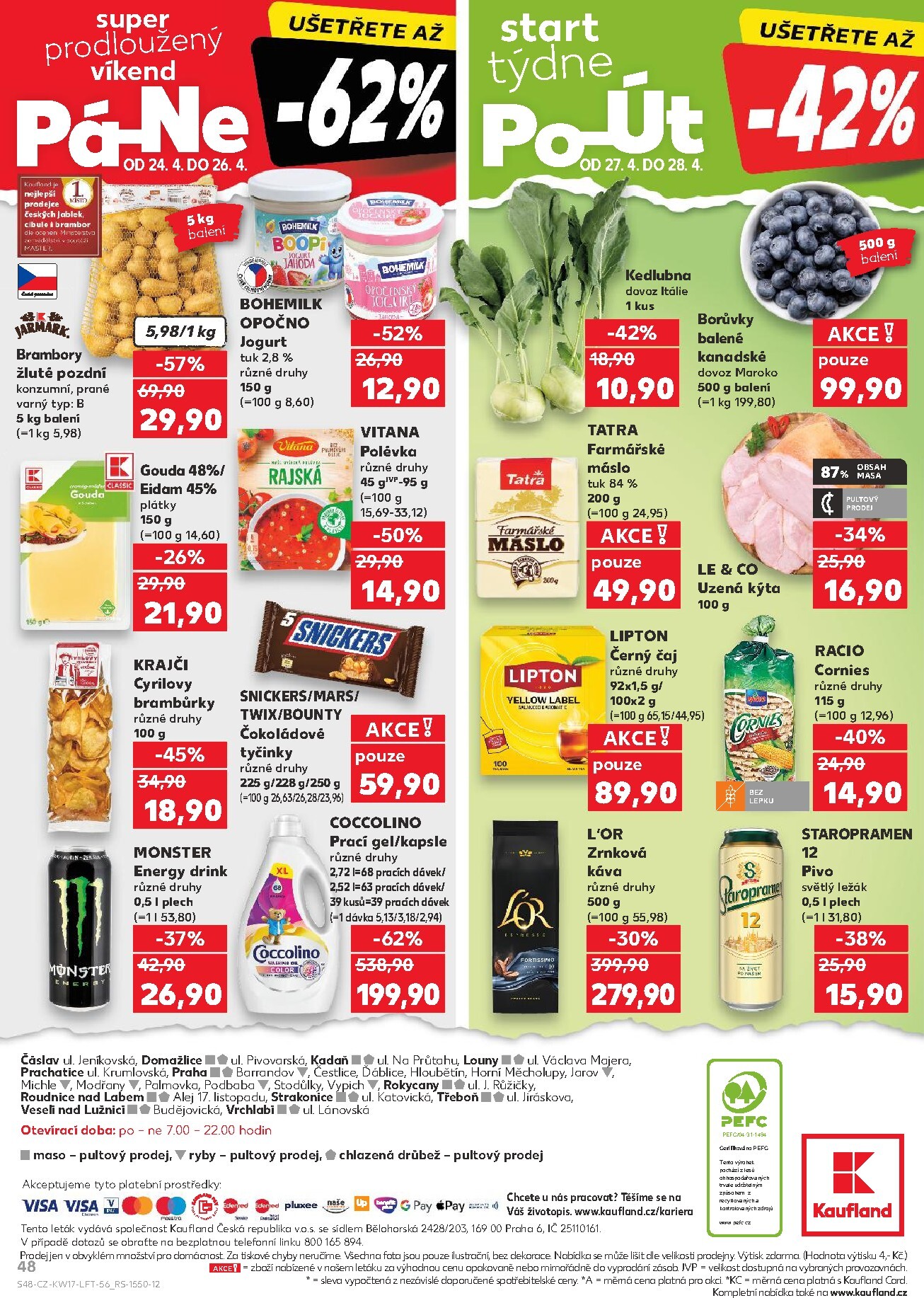kaufland - Kaufland - Praha leták na příští týden od středy 22.04.2026 do úterý 28.04.2026 - page: 48