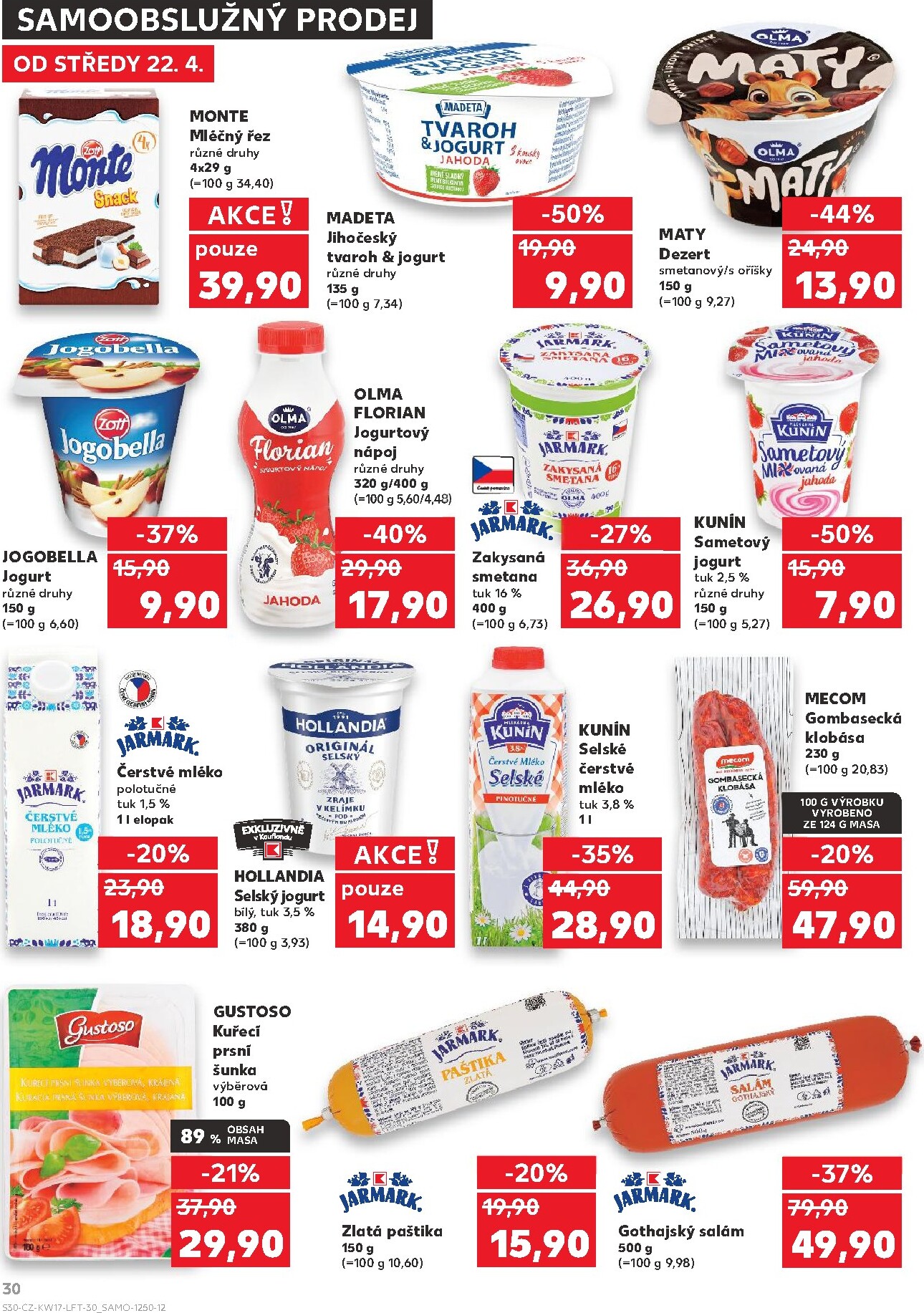 kaufland - Kaufland - Kolín leták na příští týden od středy 22.04.2026 do úterý 28.04.2026 - page: 30
