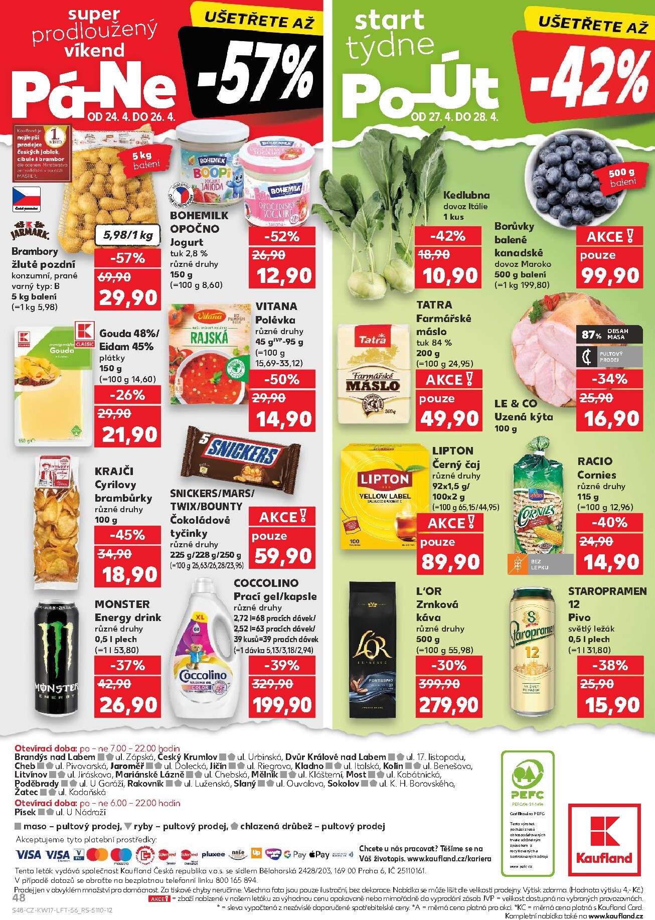 kaufland - Kaufland - Kolín leták na příští týden od středy 22.04.2026 do úterý 28.04.2026 - page: 48