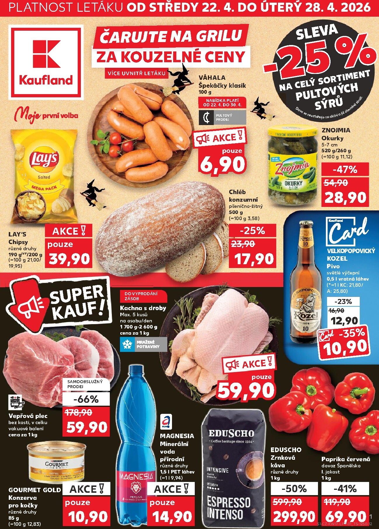 kaufland - Kaufland - Kolín leták na příští týden od středy 22.04.2026 do úterý 28.04.2026