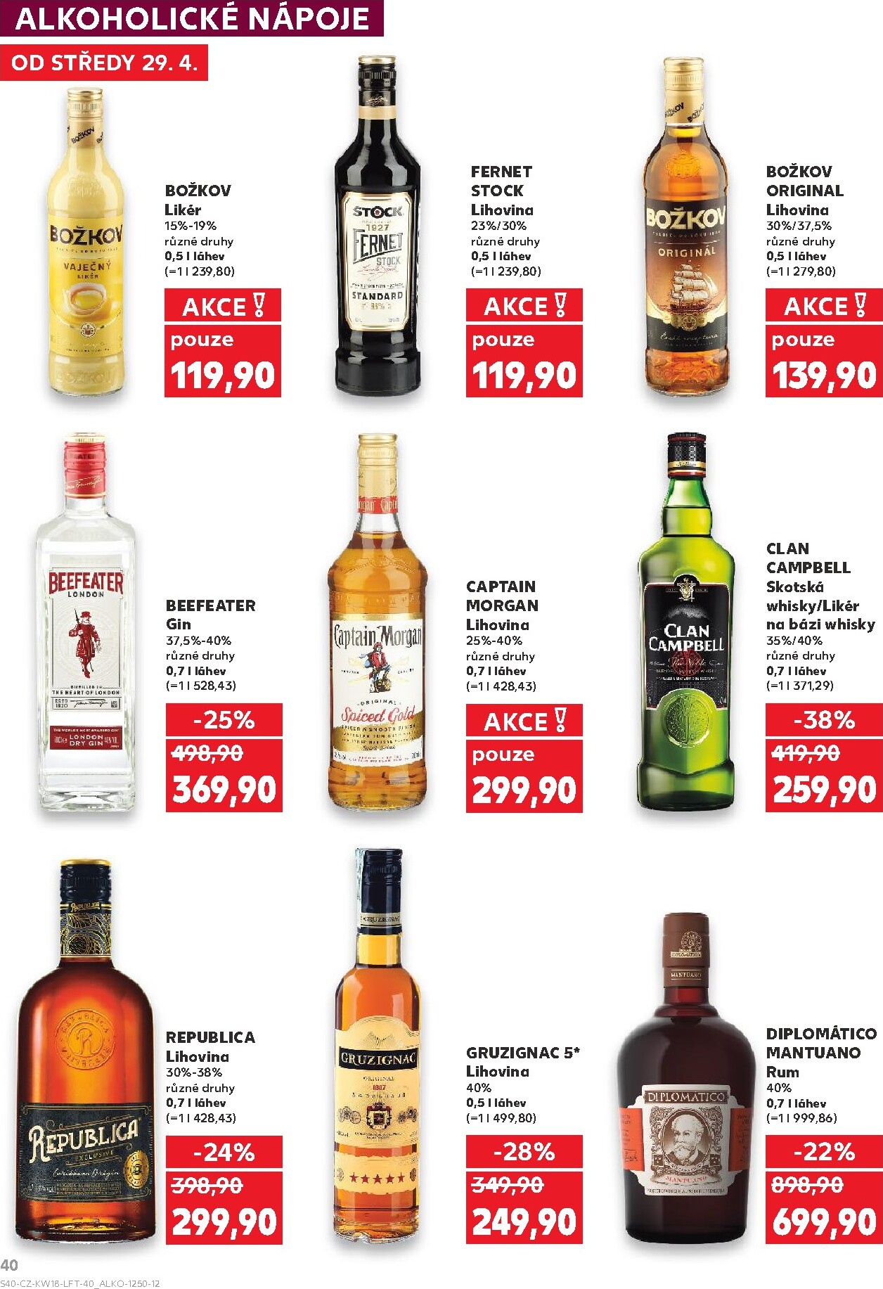kaufland - Kaufland - Kolín leták na příští týden od středy 29.04.2026 do úterý 05.05.2026 - page: 40