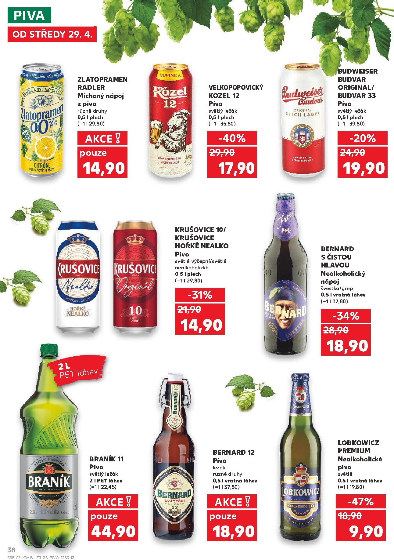 kaufland - Kaufland - Kolín leták na příští týden od středy 29.04.2026 do úterý 05.05.2026 - page: 38