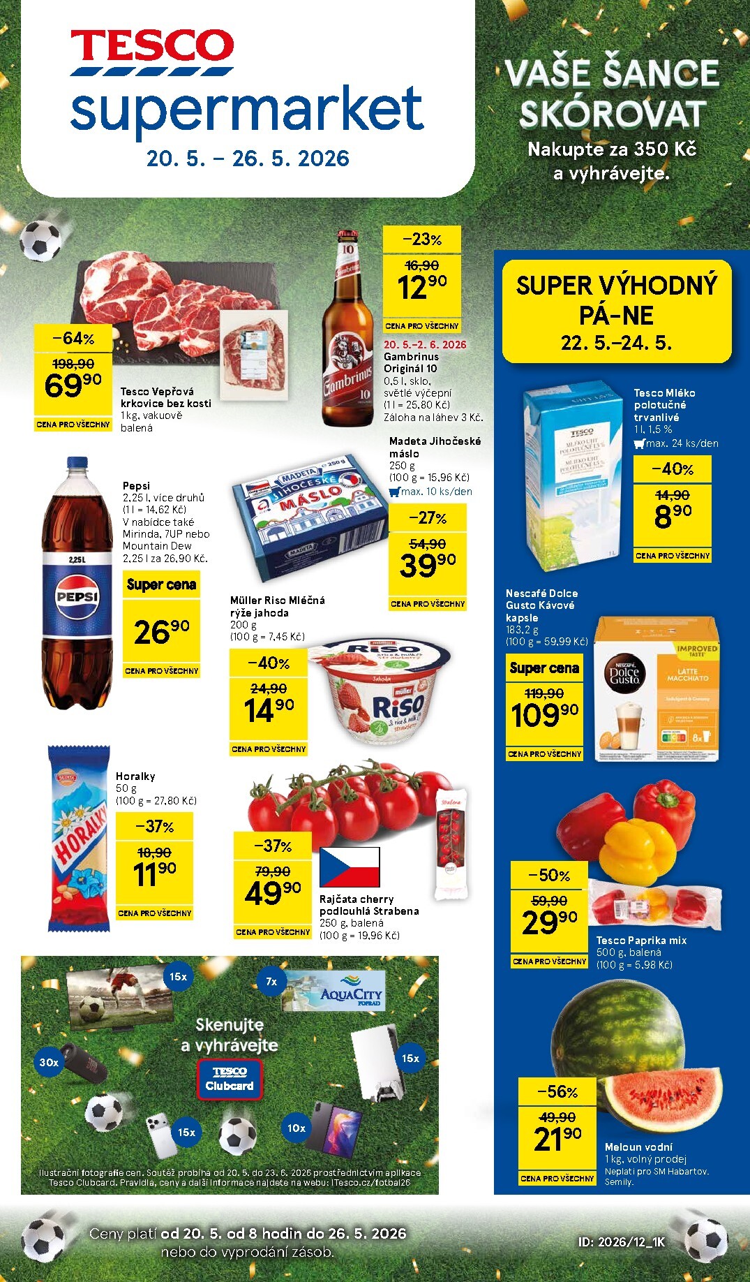 tesco - Budoucí Tesco supermarket leták platný od středy 20.05.2026 do úterý 26.05.2026