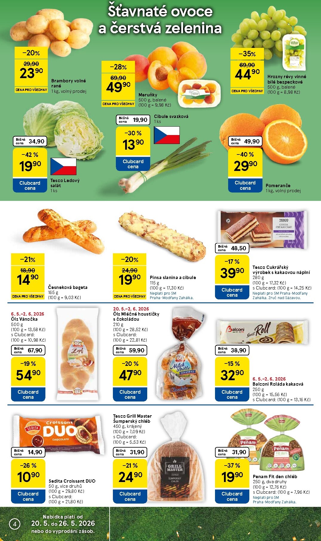 tesco - Budoucí Tesco supermarket leták platný od středy 20.05.2026 do úterý 26.05.2026 - page: 4