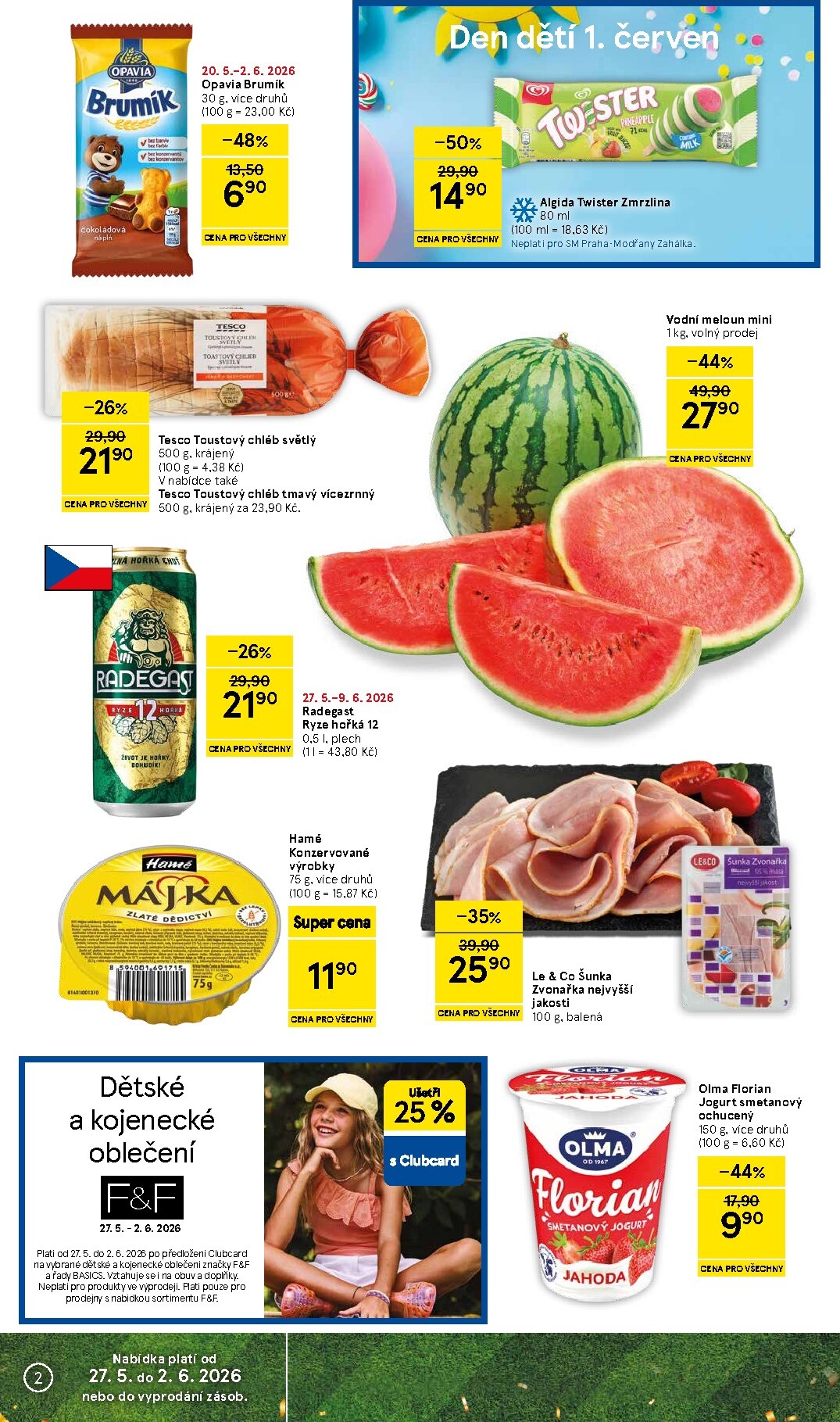 tesco - Budoucí Tesco supermarket leták platný od středy 27.05.2026 do úterý 02.06.2026 - page: 2