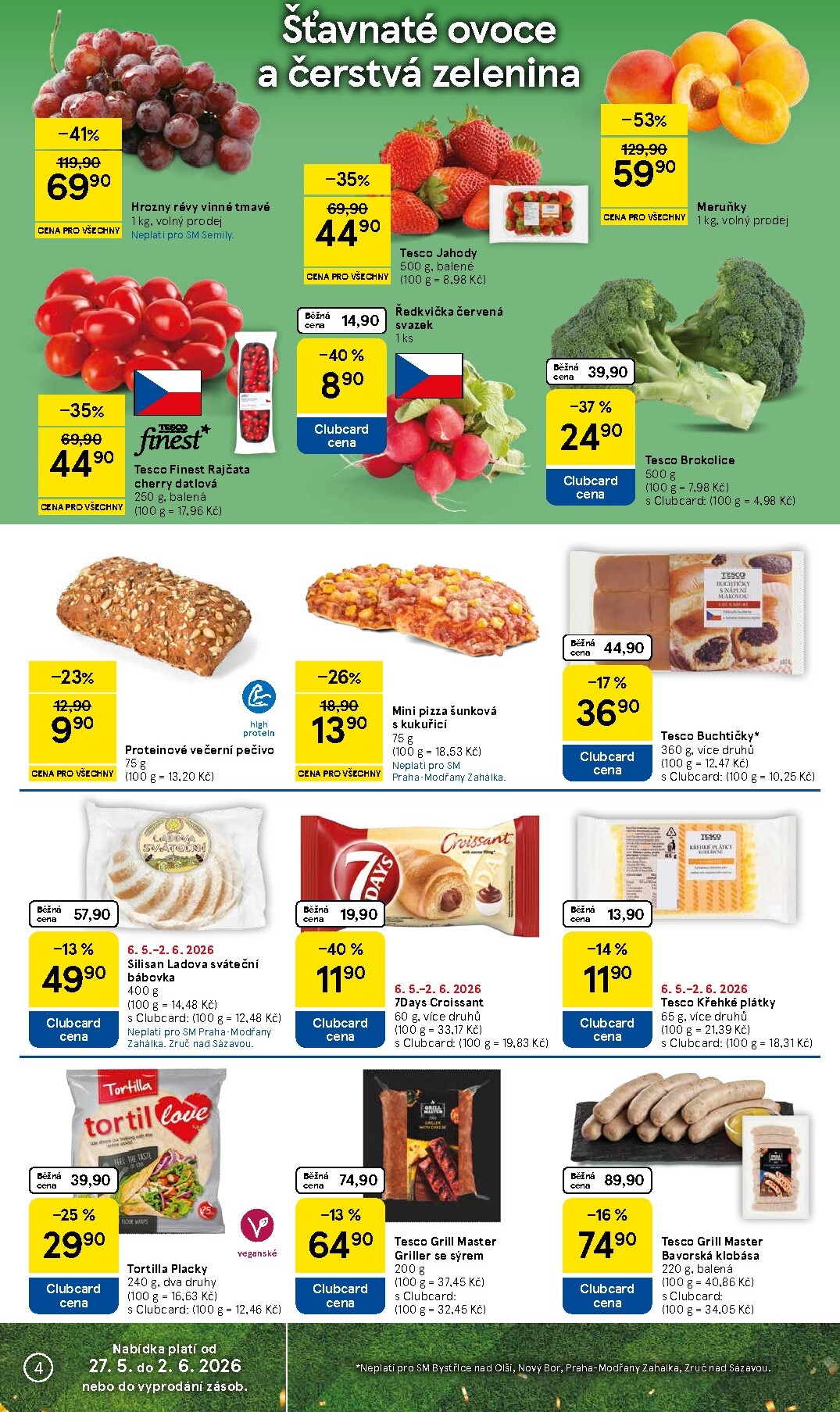 tesco - Budoucí Tesco supermarket leták platný od středy 27.05.2026 do úterý 02.06.2026 - page: 4