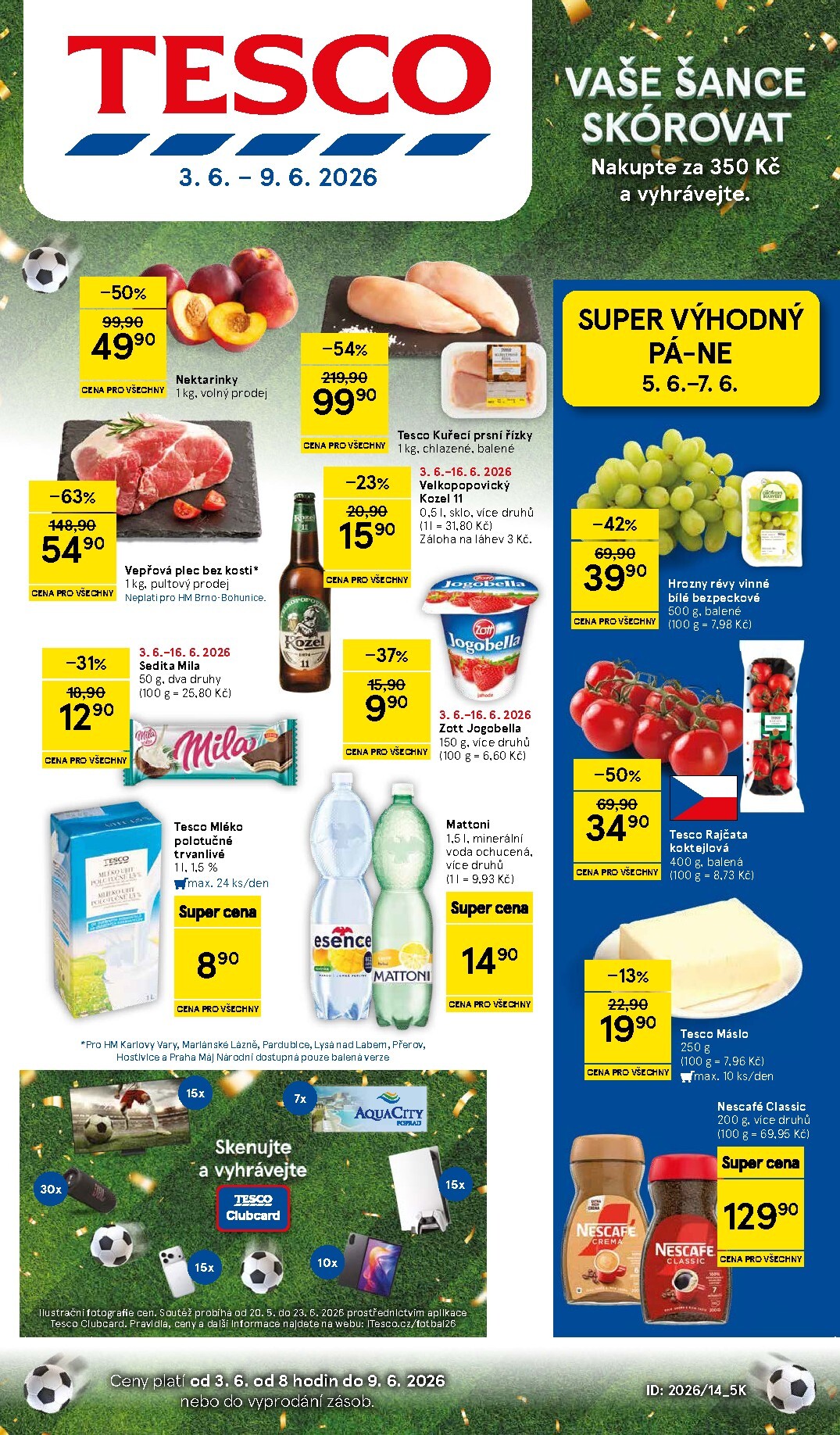 tesco - Budoucí Tesco leták platný od středy 03.06.2026 do úterý 09.06.2026