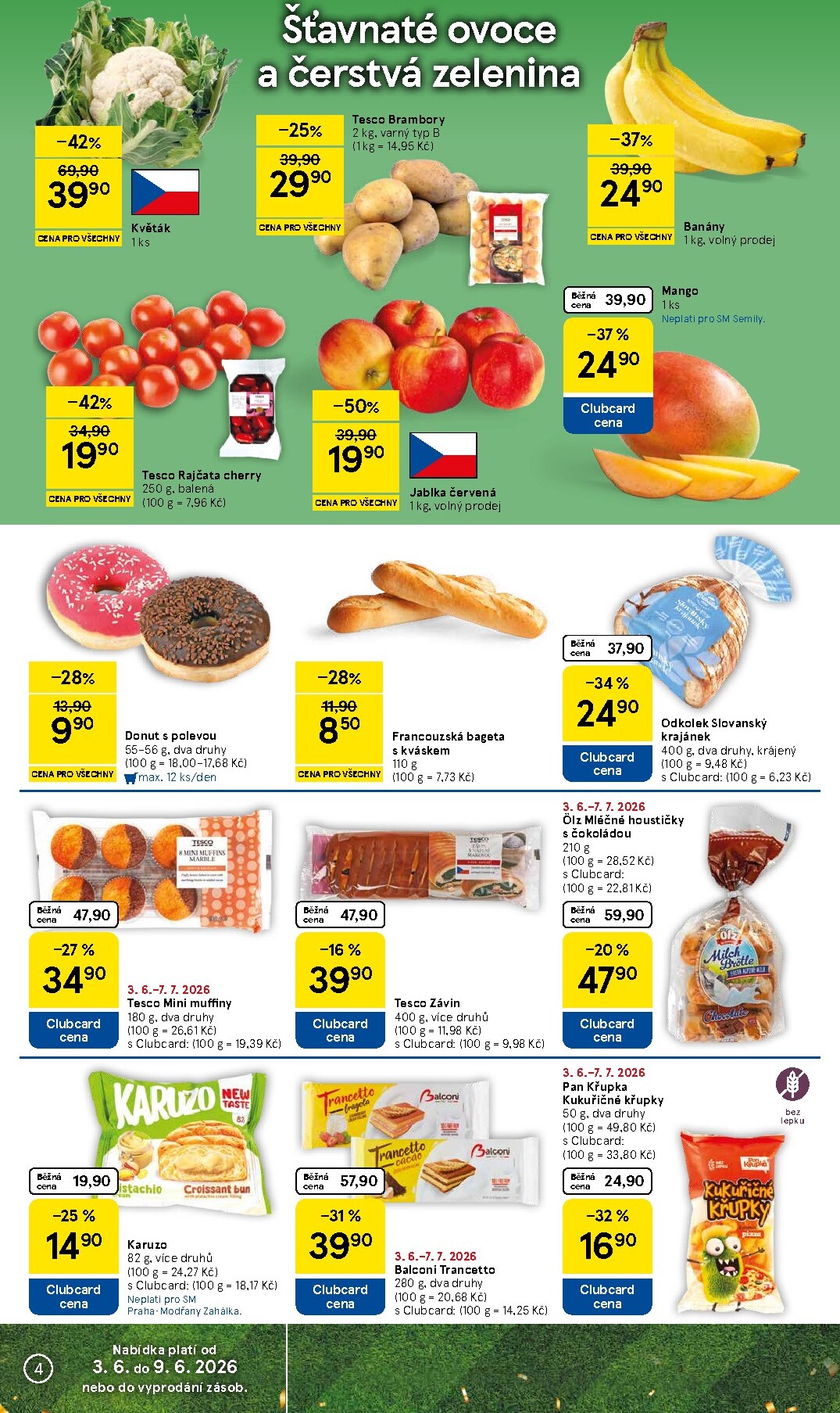 tesco - Budoucí Tesco supermarket leták platný od středy 03.06.2026 do úterý 09.06.2026 - page: 4