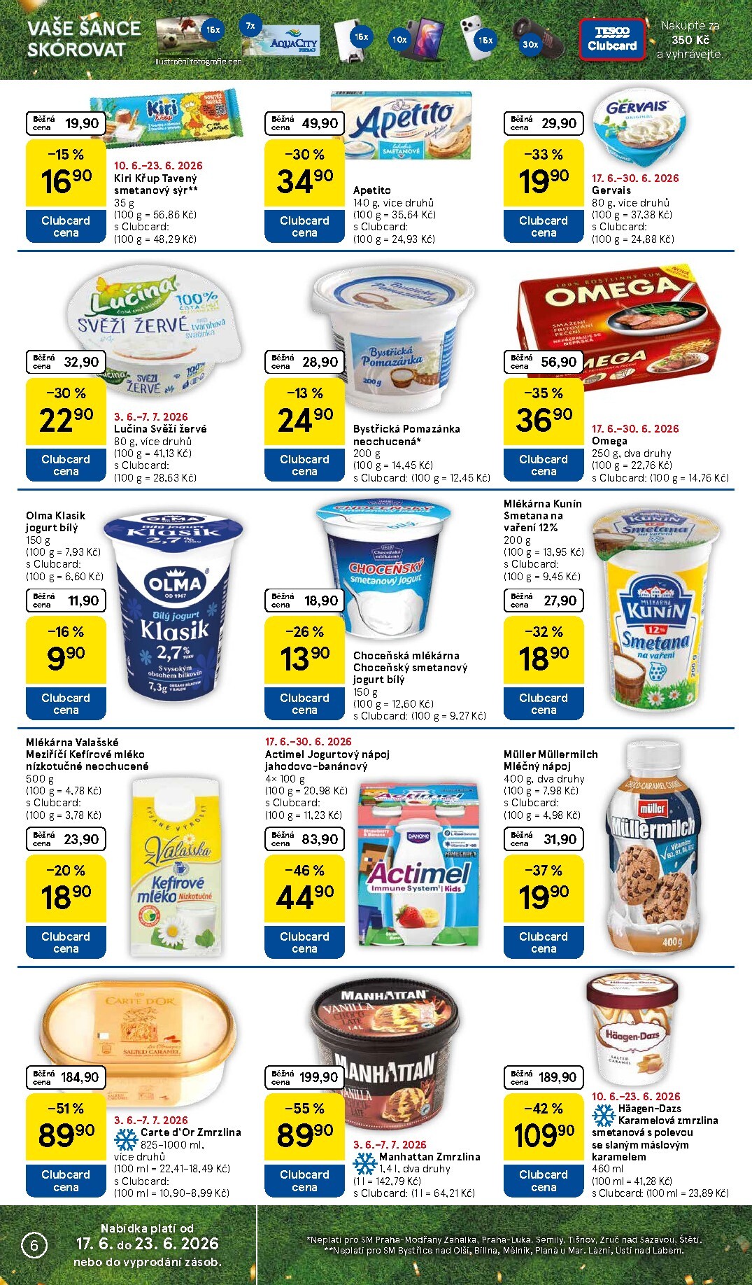 tesco - Budoucí Tesco supermarket leták platný od středy 17.06.2026 do úterý 23.06.2026 - page: 6
