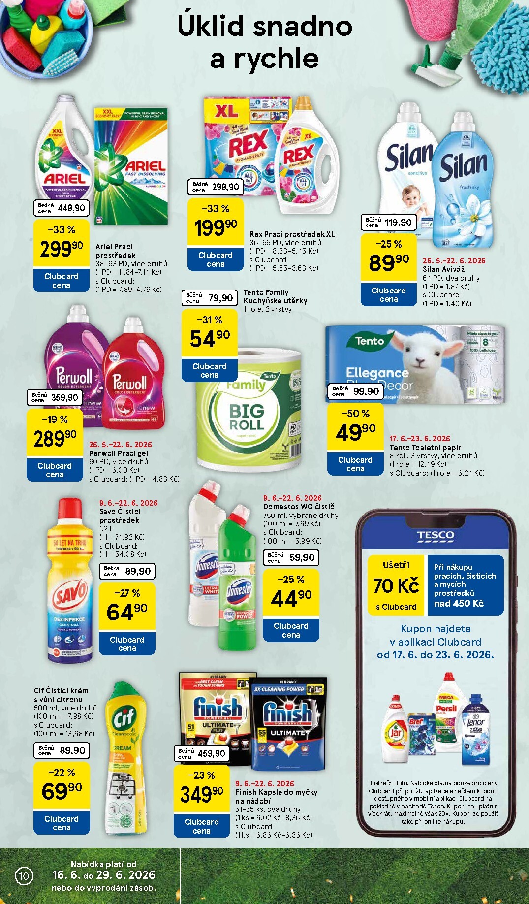 tesco - Budoucí Tesco supermarket leták platný od středy 17.06.2026 do úterý 23.06.2026 - page: 10