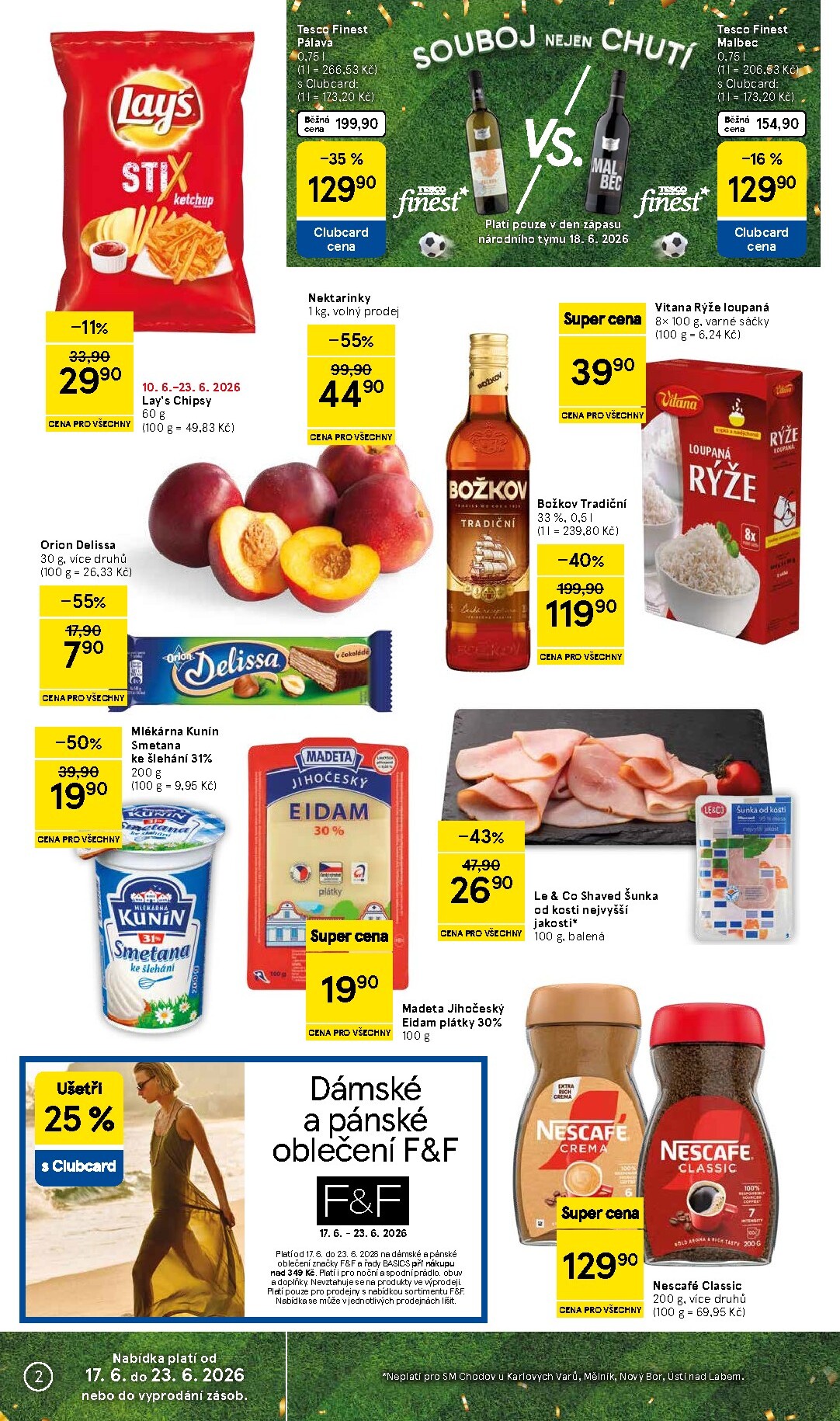 tesco - Budoucí Tesco supermarket leták platný od středy 17.06.2026 do úterý 23.06.2026 - page: 2