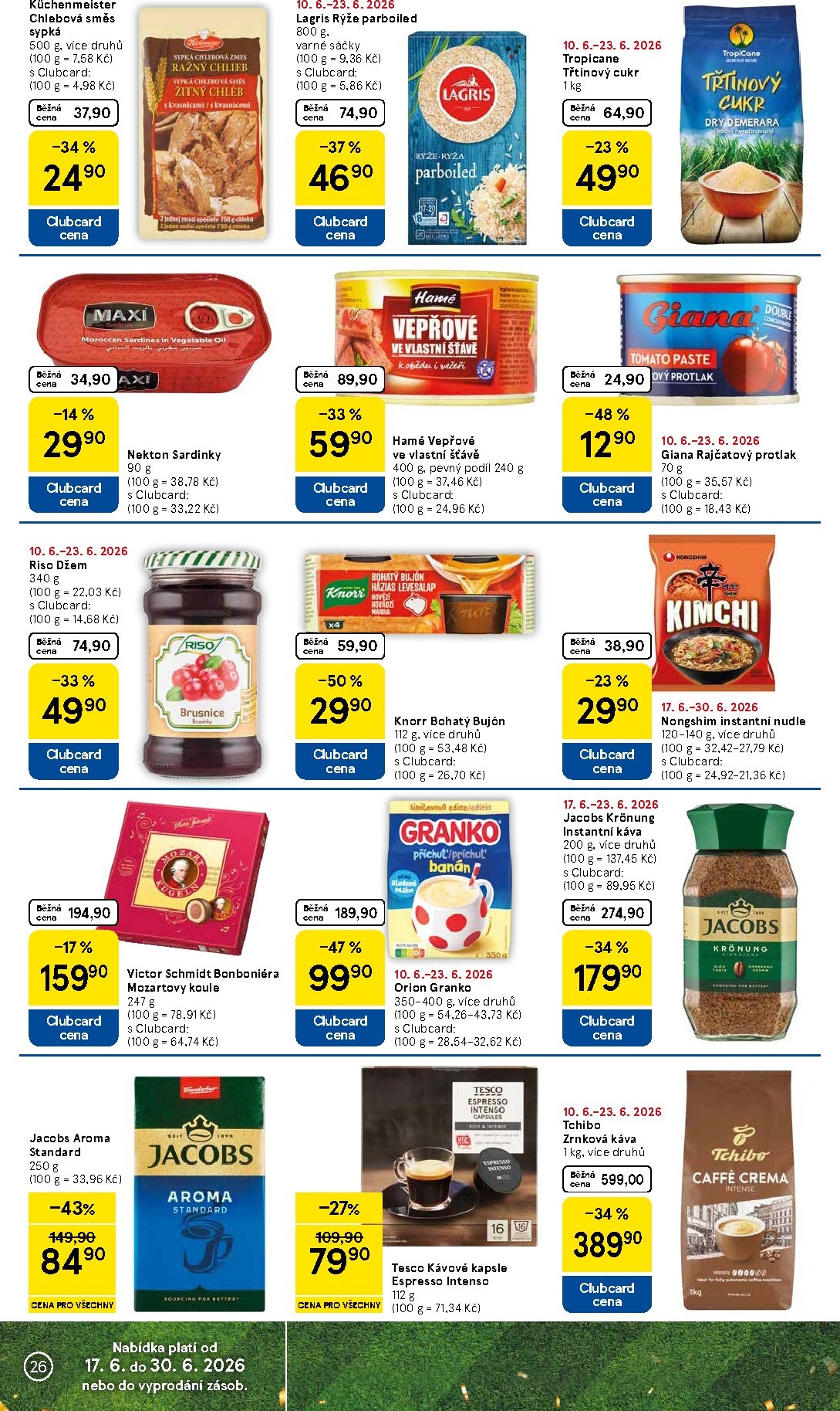 tesco - Budoucí Tesco leták platný od středy 17.06.2026 do úterý 23.06.2026 - page: 26