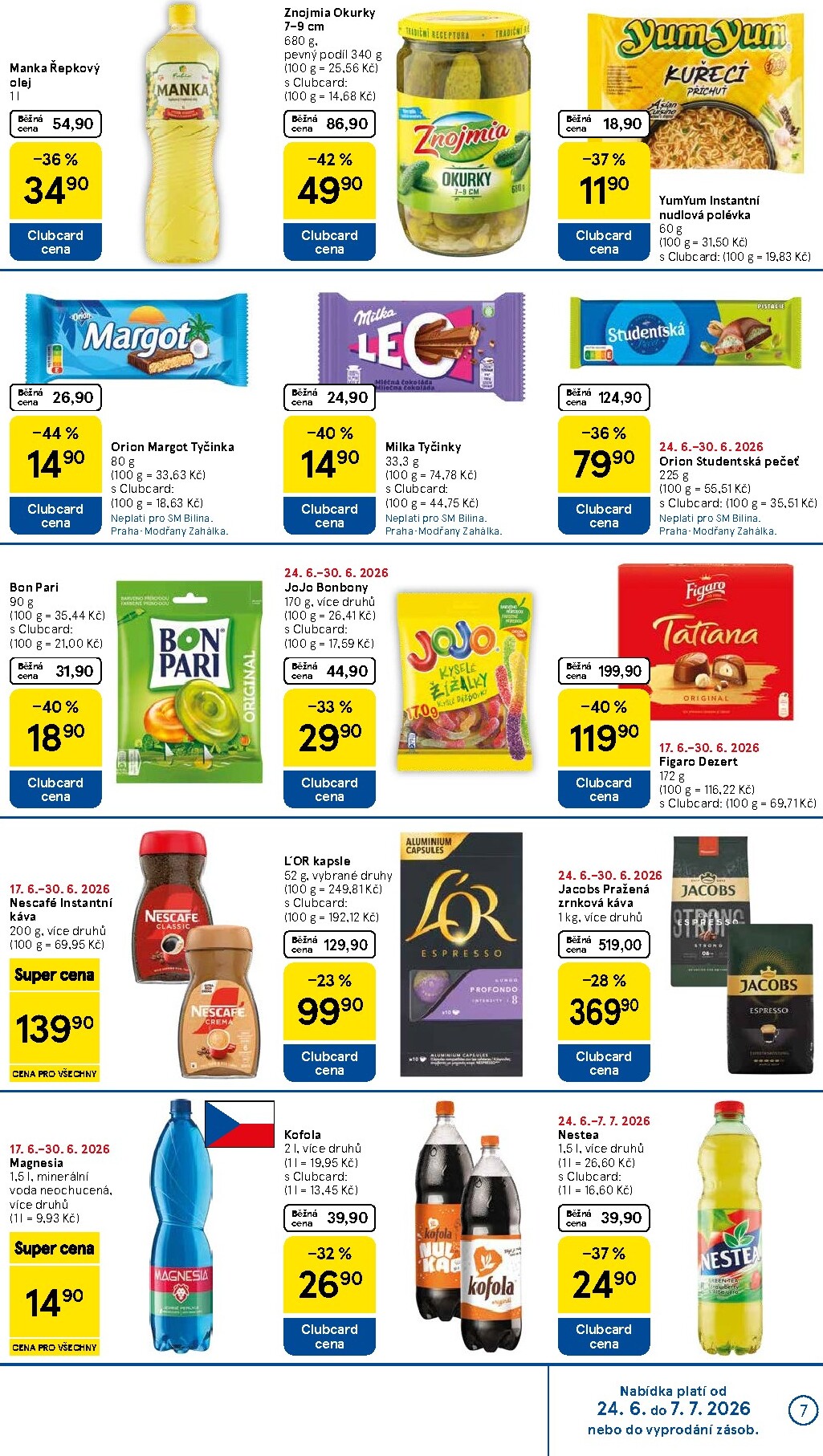 tesco - Aktuální Tesco supermarket leták platný od středy 24.06.2026 do úterý 30.06.2026 - page: 7