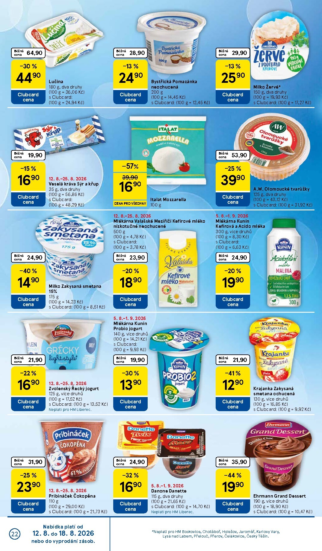 tesco - Budoucí Tesco leták platný od středy 12.08.2026 do úterý 18.08.2026 - page: 22