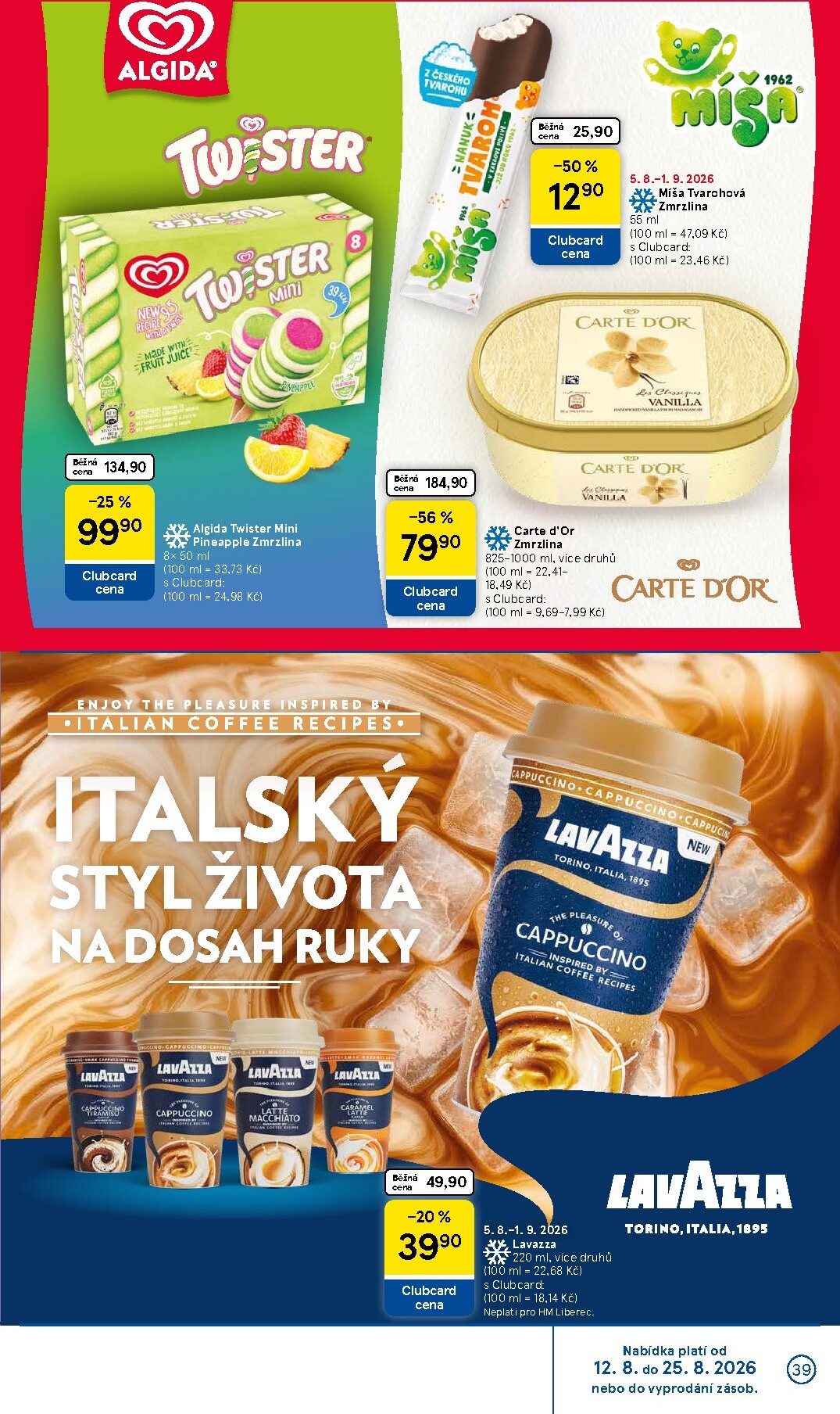 tesco - Budoucí Tesco leták platný od středy 12.08.2026 do úterý 18.08.2026 - page: 39