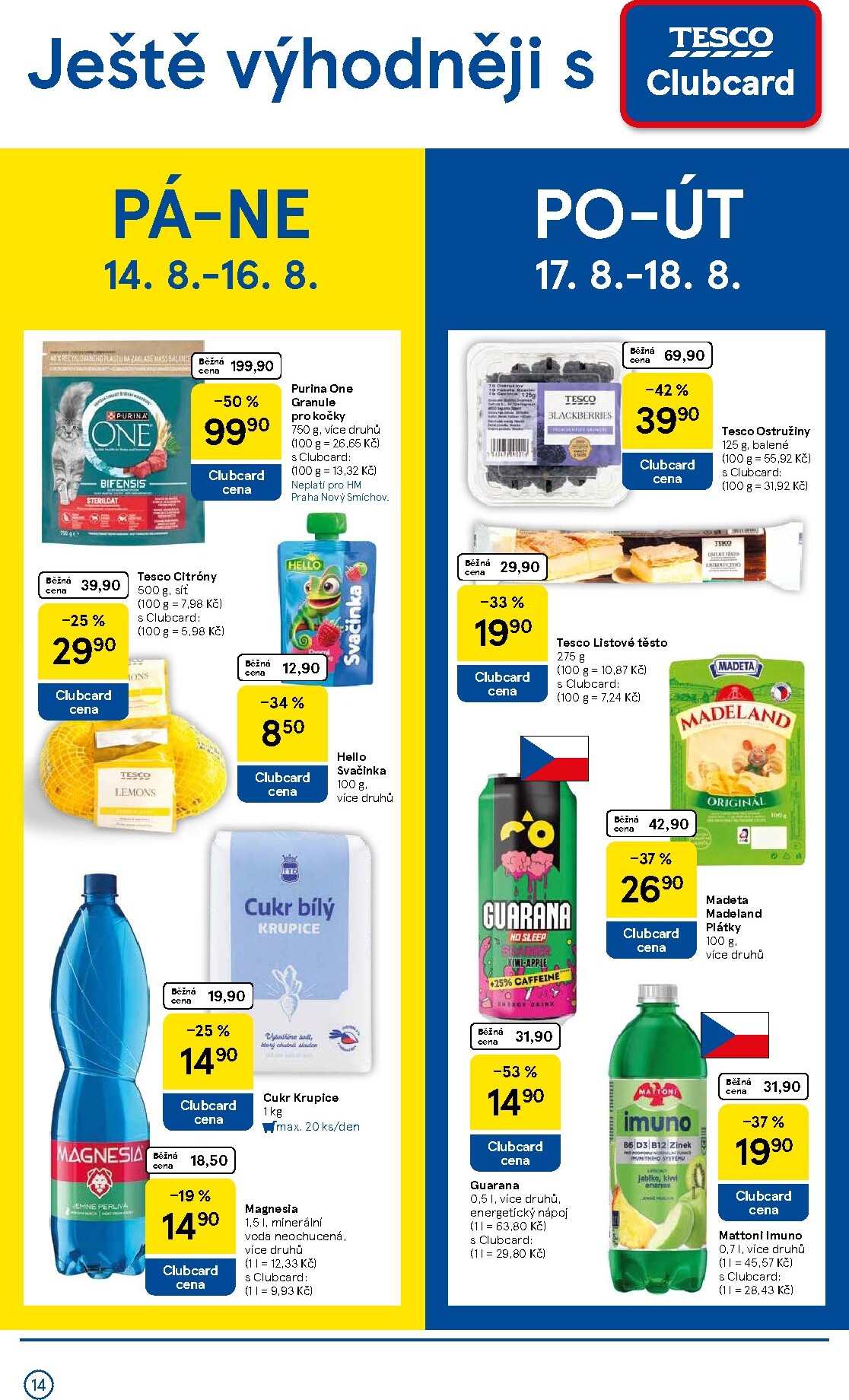 tesco - Budoucí Tesco leták platný od středy 12.08.2026 do úterý 18.08.2026 - page: 14