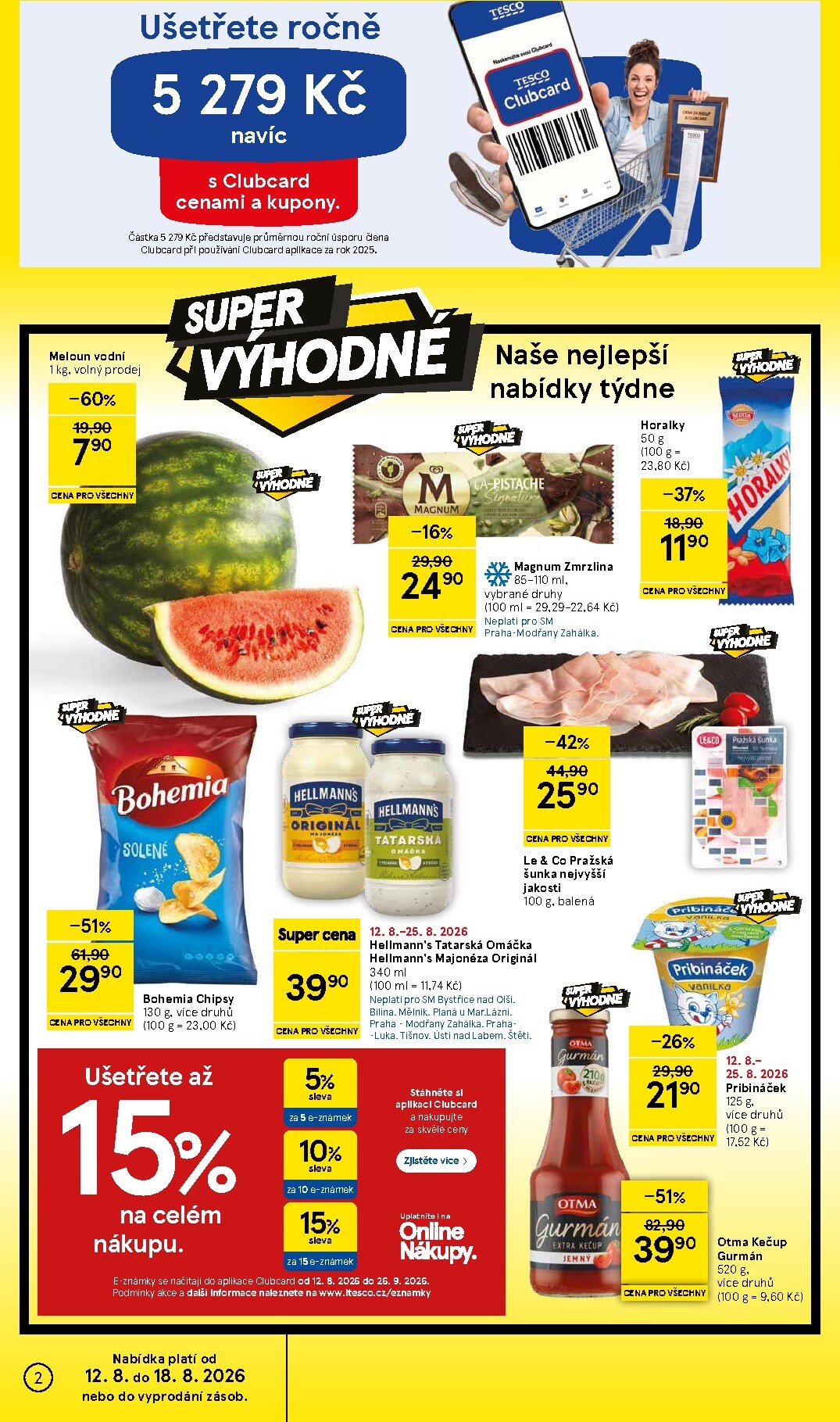 tesco - Budoucí Tesco supermarket leták platný od středy 12.08.2026 do úterý 18.08.2026 - page: 2