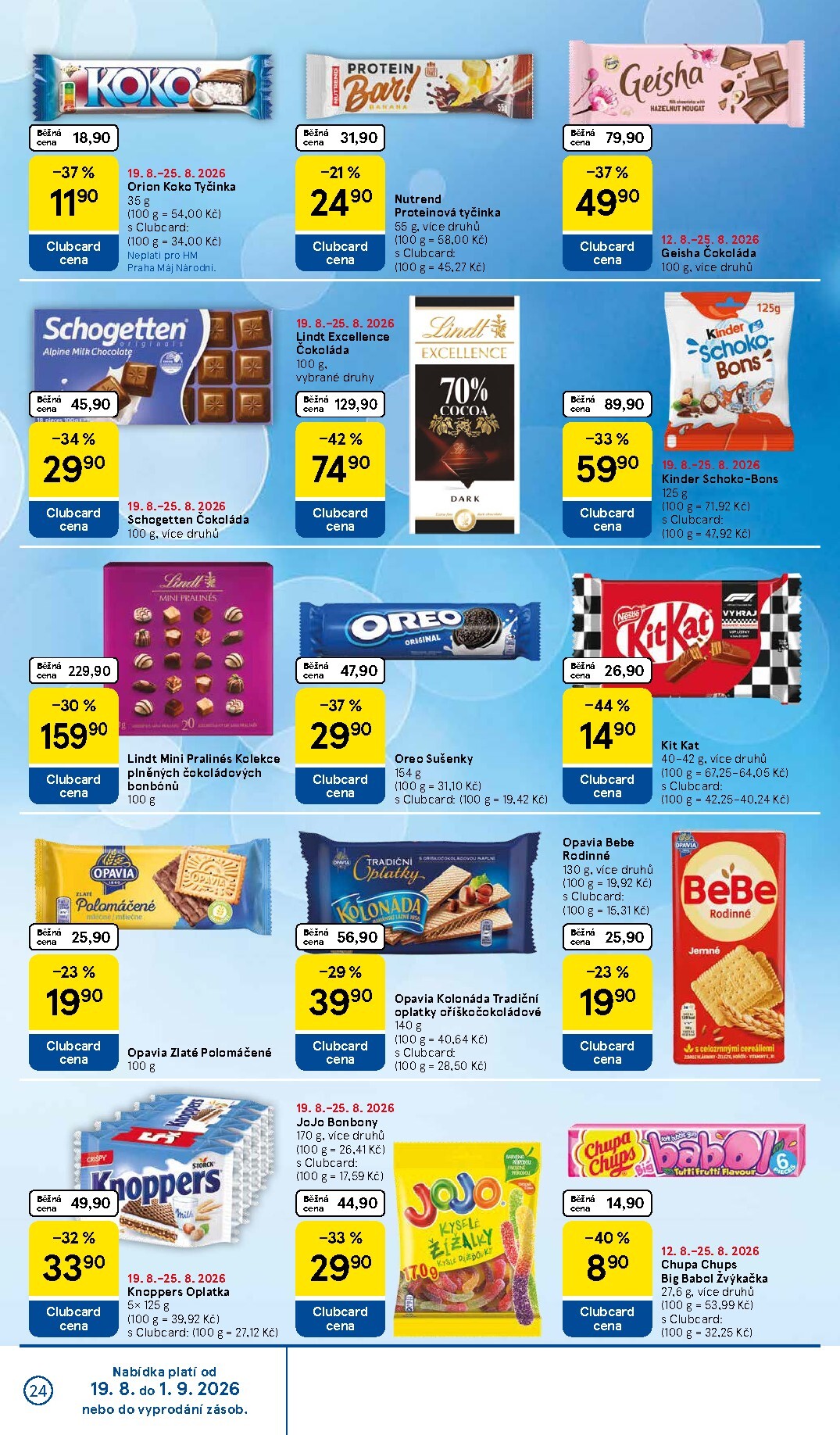 tesco - Budoucí Tesco leták platný od středy 19.08.2026 do úterý 25.08.2026 - page: 24