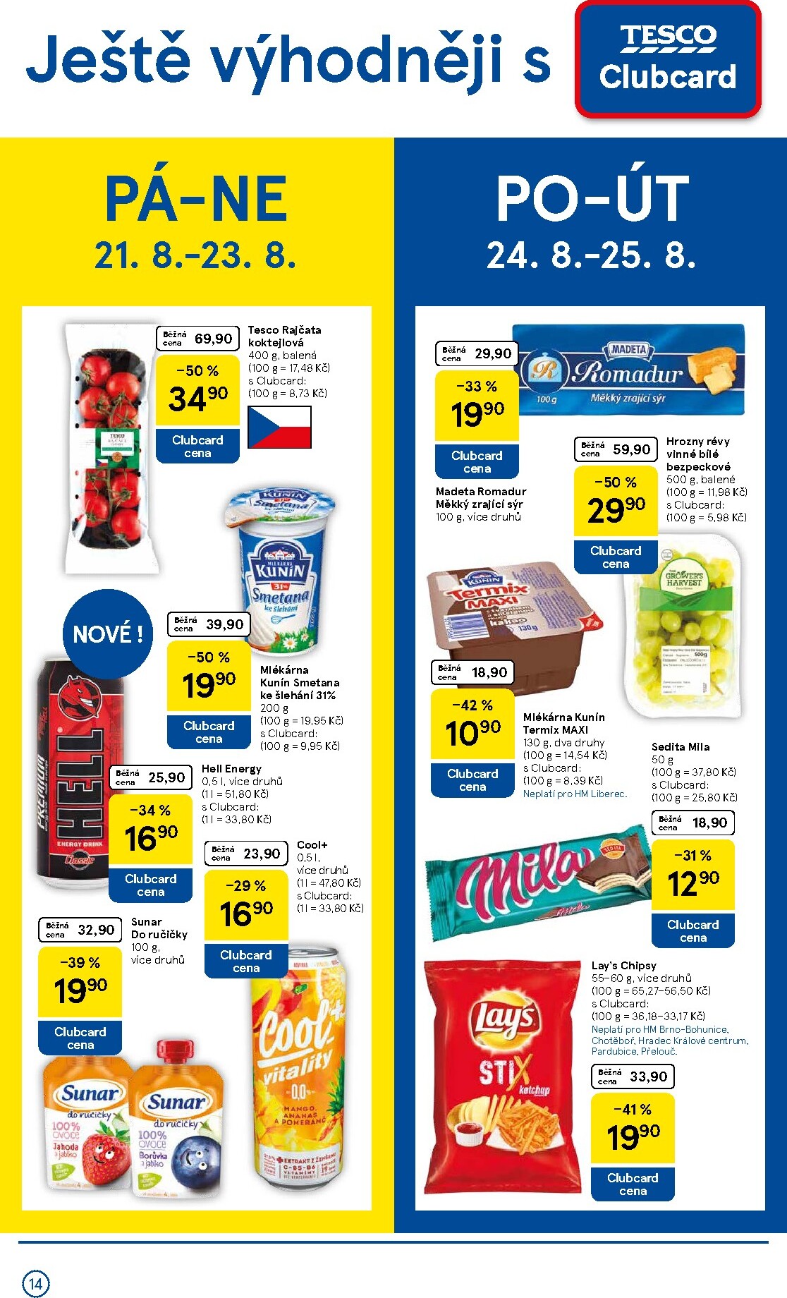 tesco - Budoucí Tesco leták platný od středy 19.08.2026 do úterý 25.08.2026 - page: 14