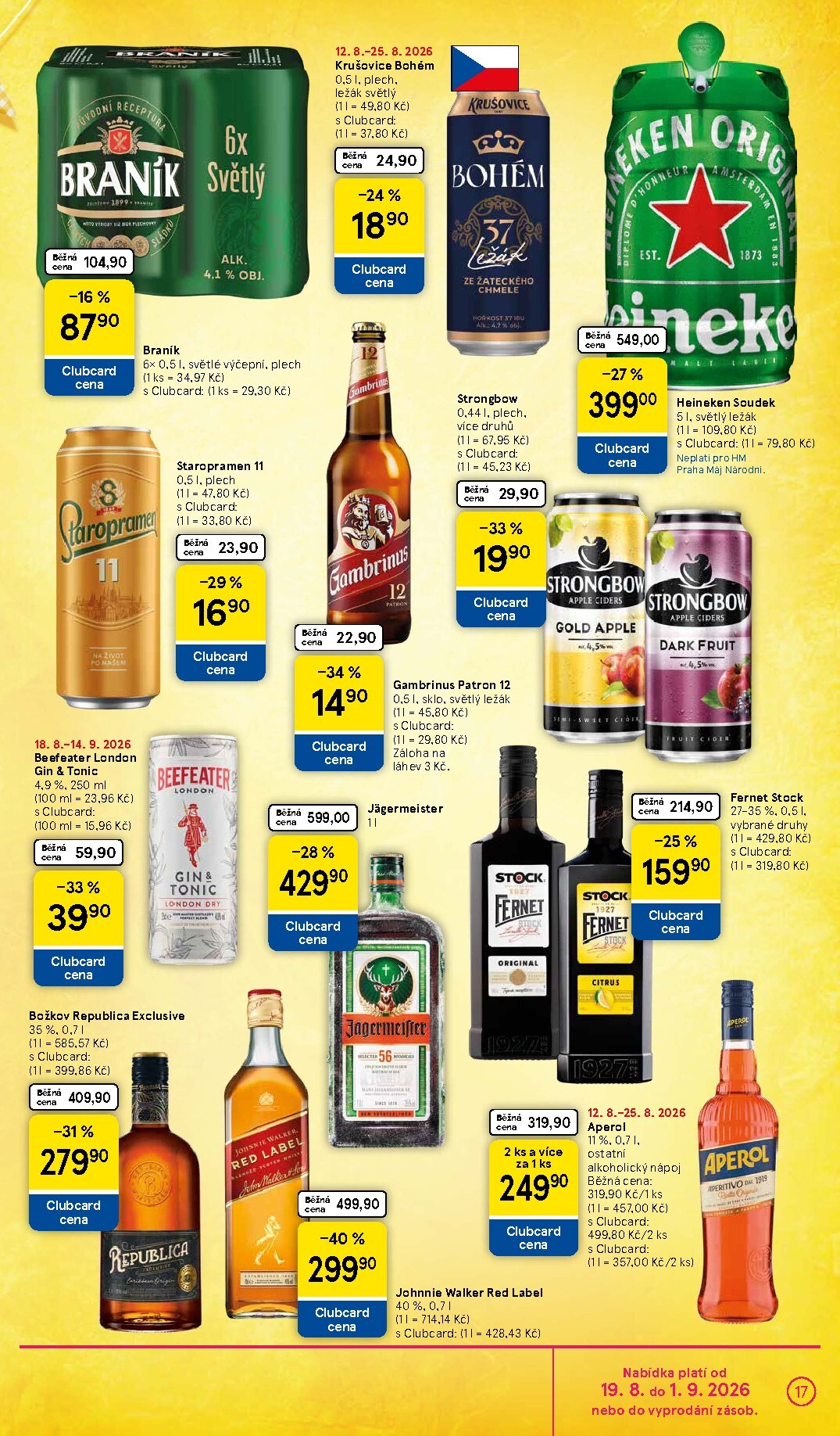 tesco - Budoucí Tesco leták platný od středy 19.08.2026 do úterý 25.08.2026 - page: 17