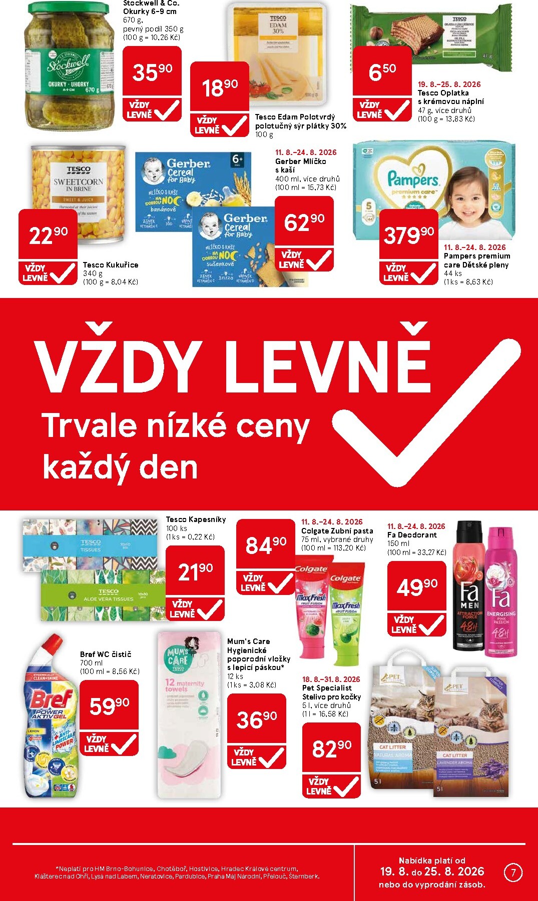 tesco - Budoucí Tesco leták platný od středy 19.08.2026 do úterý 25.08.2026 - page: 7