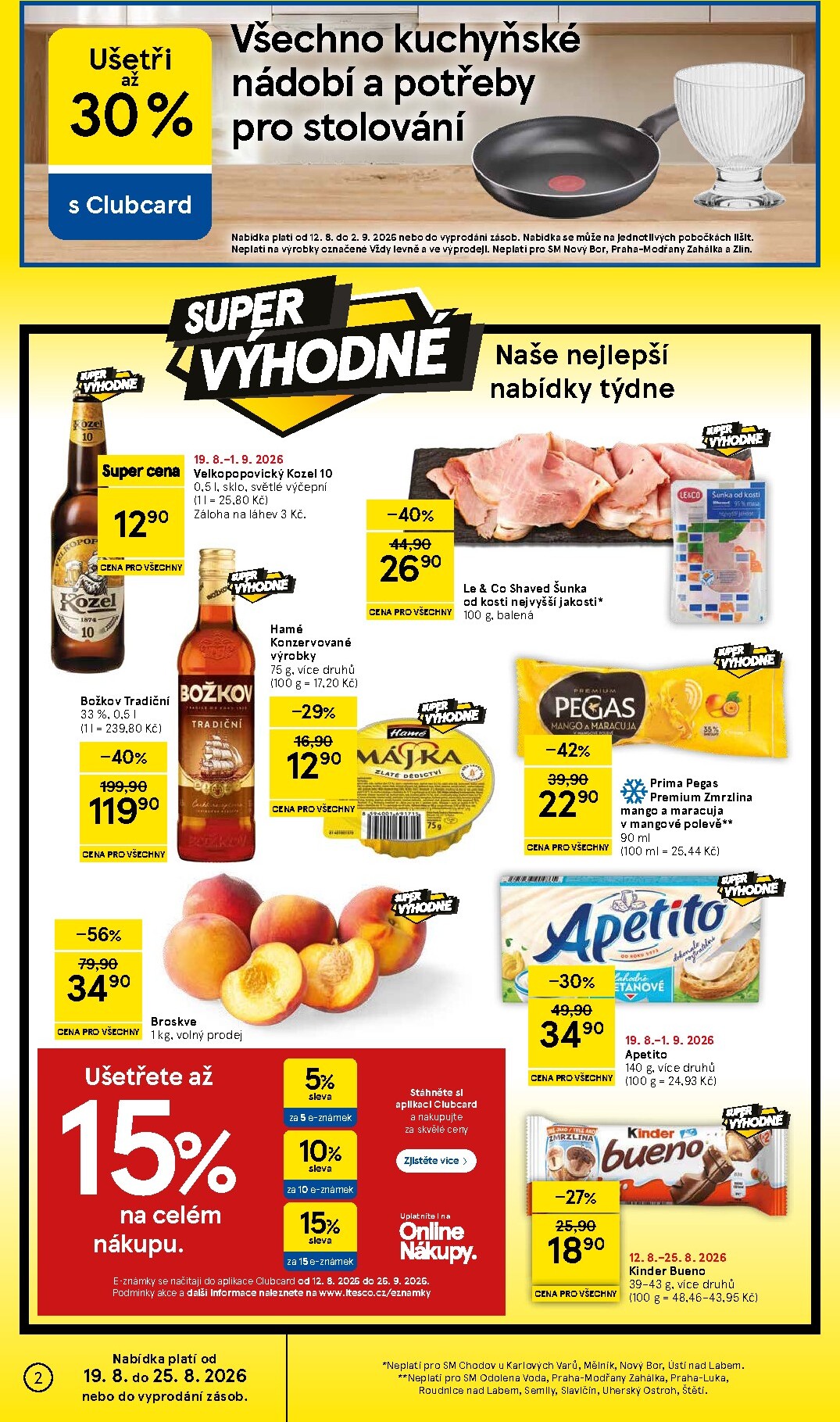 tesco - Budoucí Tesco supermarket leták platný od středy 19.08.2026 do úterý 25.08.2026 - page: 2