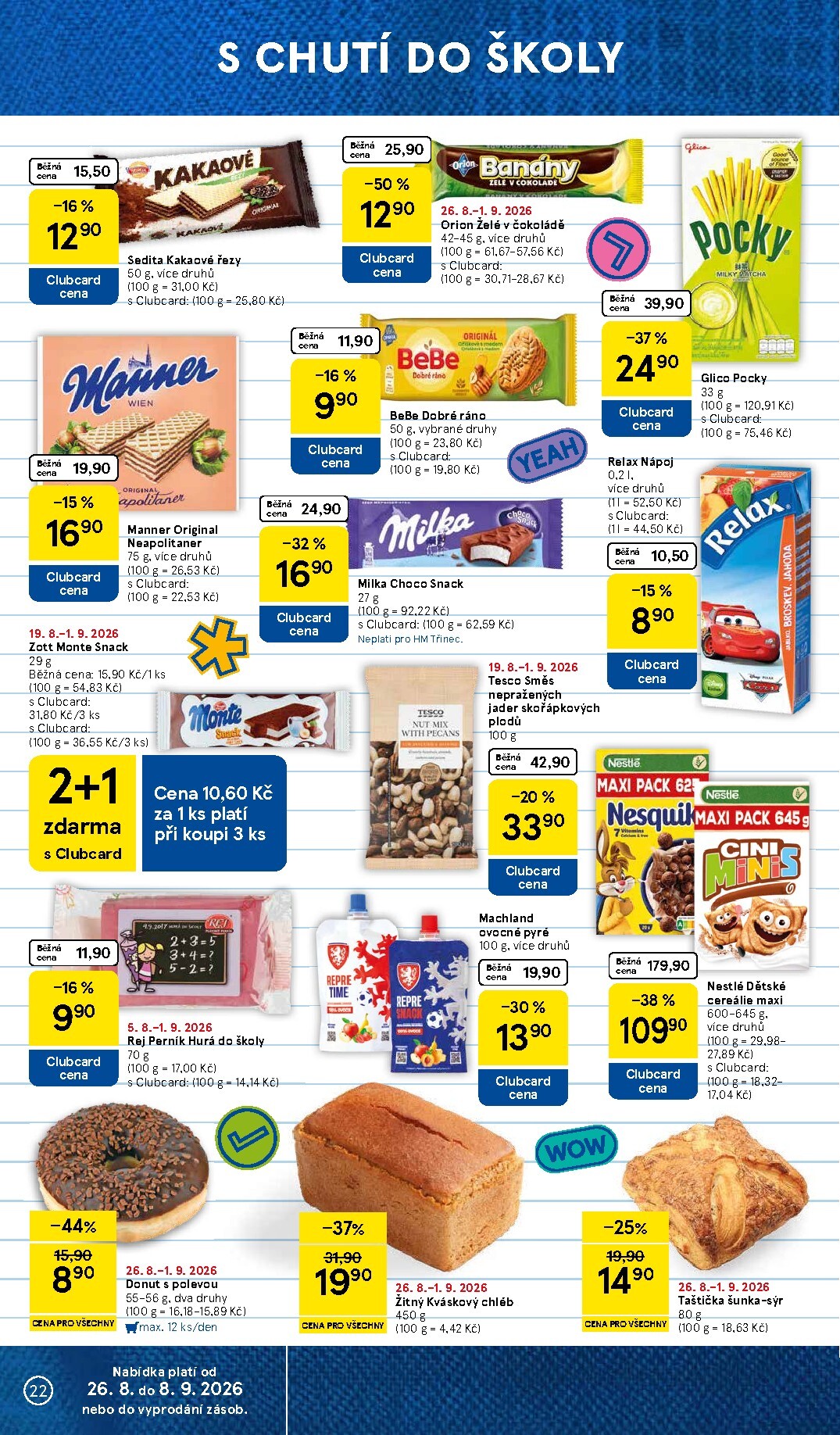 tesco - Budoucí Tesco leták platný od středy 26.08.2026 do úterý 01.09.2026 - page: 22