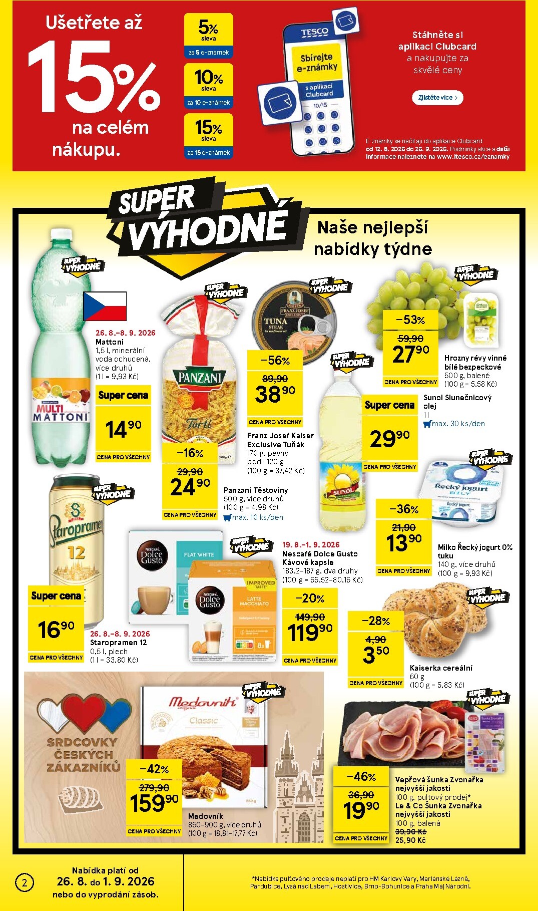 tesco - Budoucí Tesco leták platný od středy 26.08.2026 do úterý 01.09.2026 - page: 2