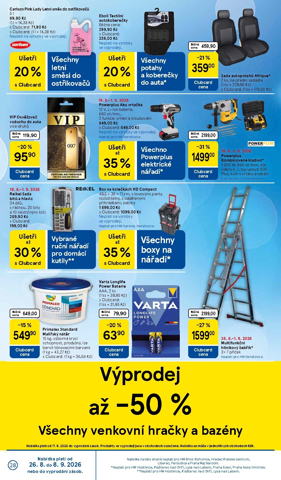 tesco - Budoucí Tesco leták platný od středy 26.08.2026 do úterý 01.09.2026 - page: 28