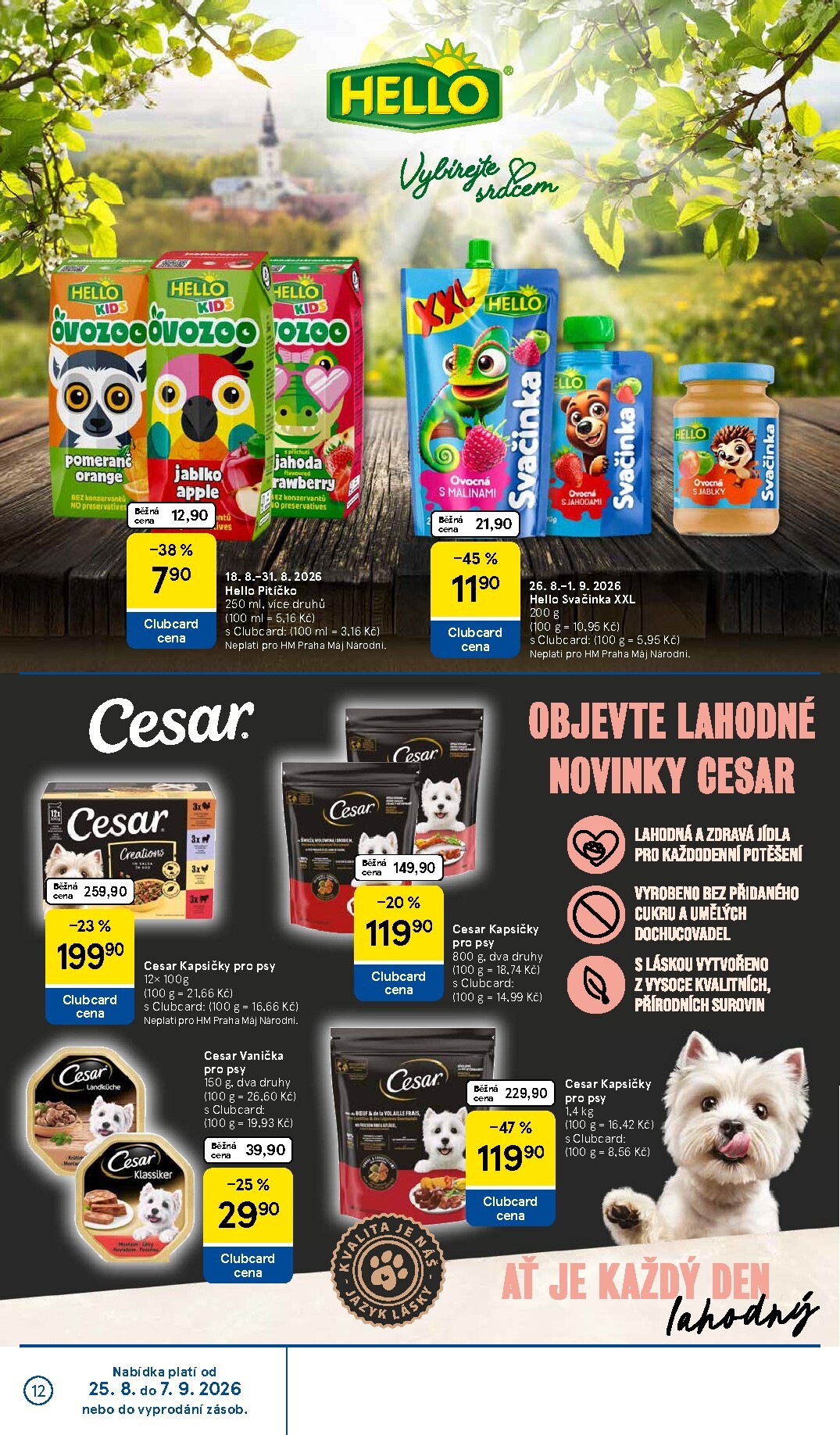 tesco - Budoucí Tesco leták platný od středy 26.08.2026 do úterý 01.09.2026 - page: 12