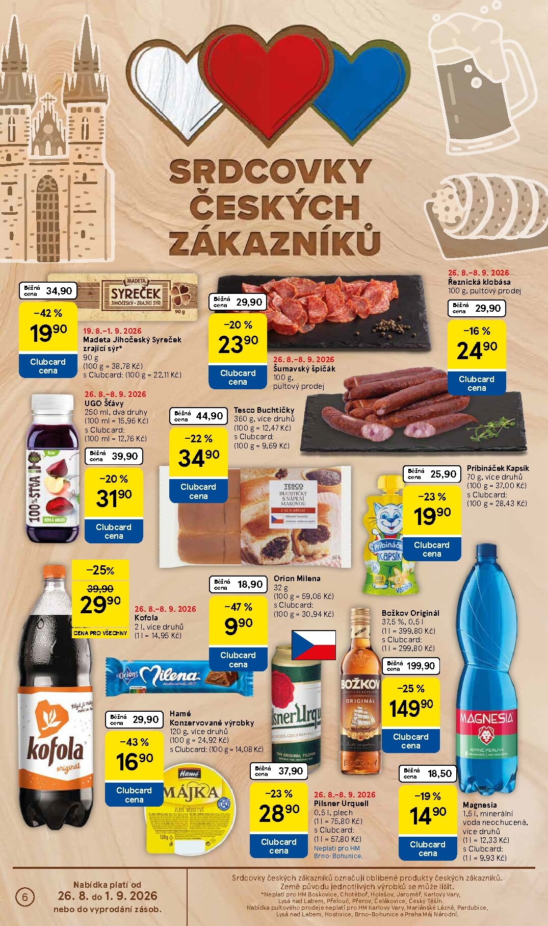 tesco - Budoucí Tesco leták platný od středy 26.08.2026 do úterý 01.09.2026 - page: 6