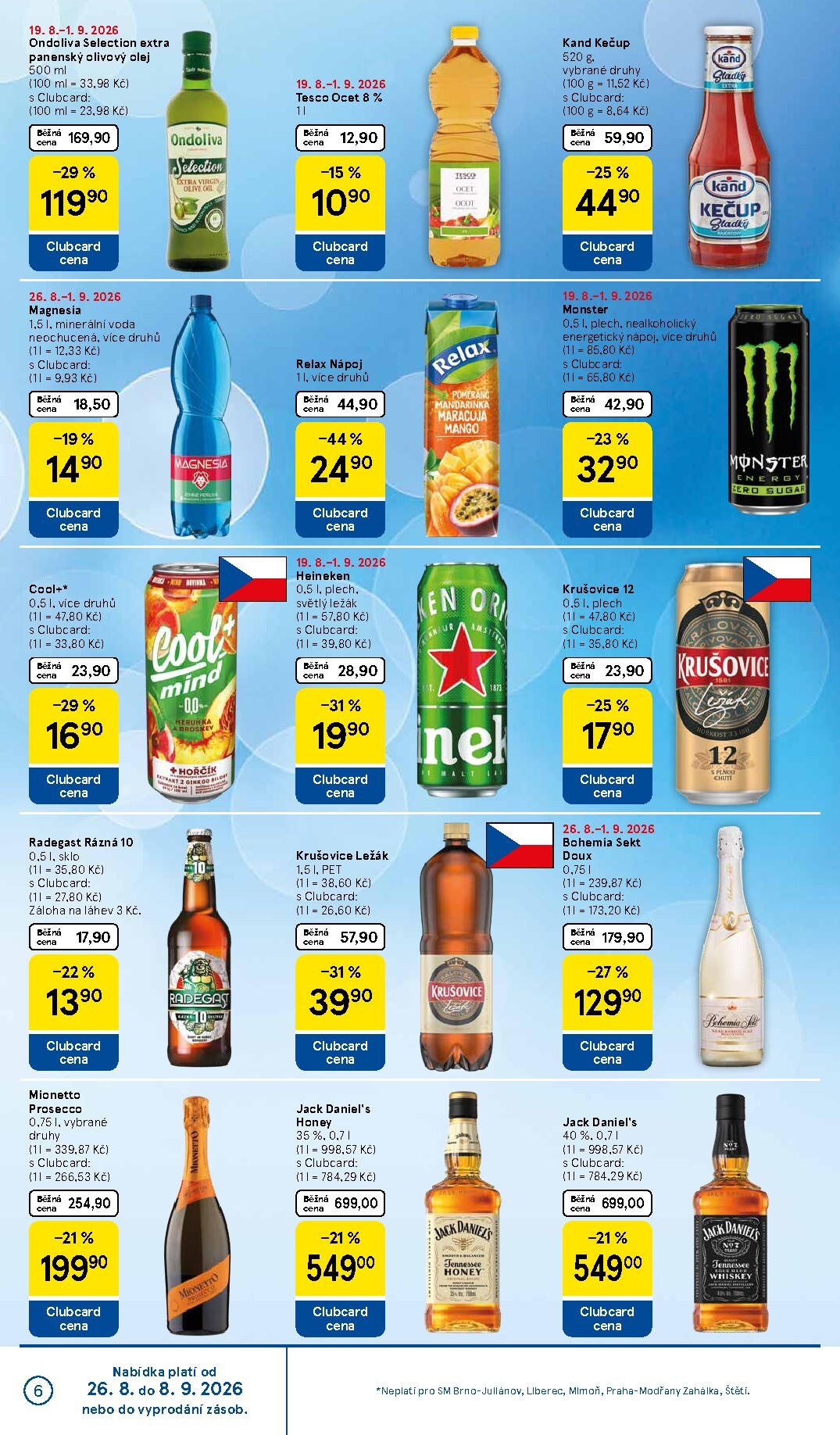 tesco - Budoucí Tesco supermarket leták platný od středy 26.08.2026 do úterý 01.09.2026 - page: 6