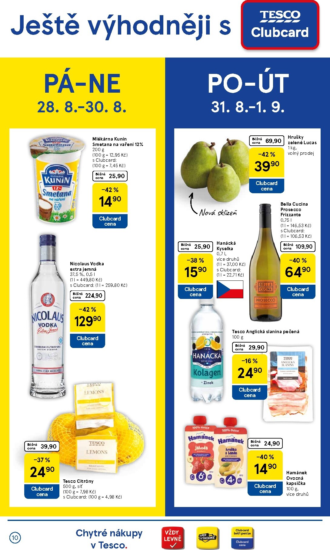 tesco - Budoucí Tesco supermarket leták platný od středy 26.08.2026 do úterý 01.09.2026 - page: 10